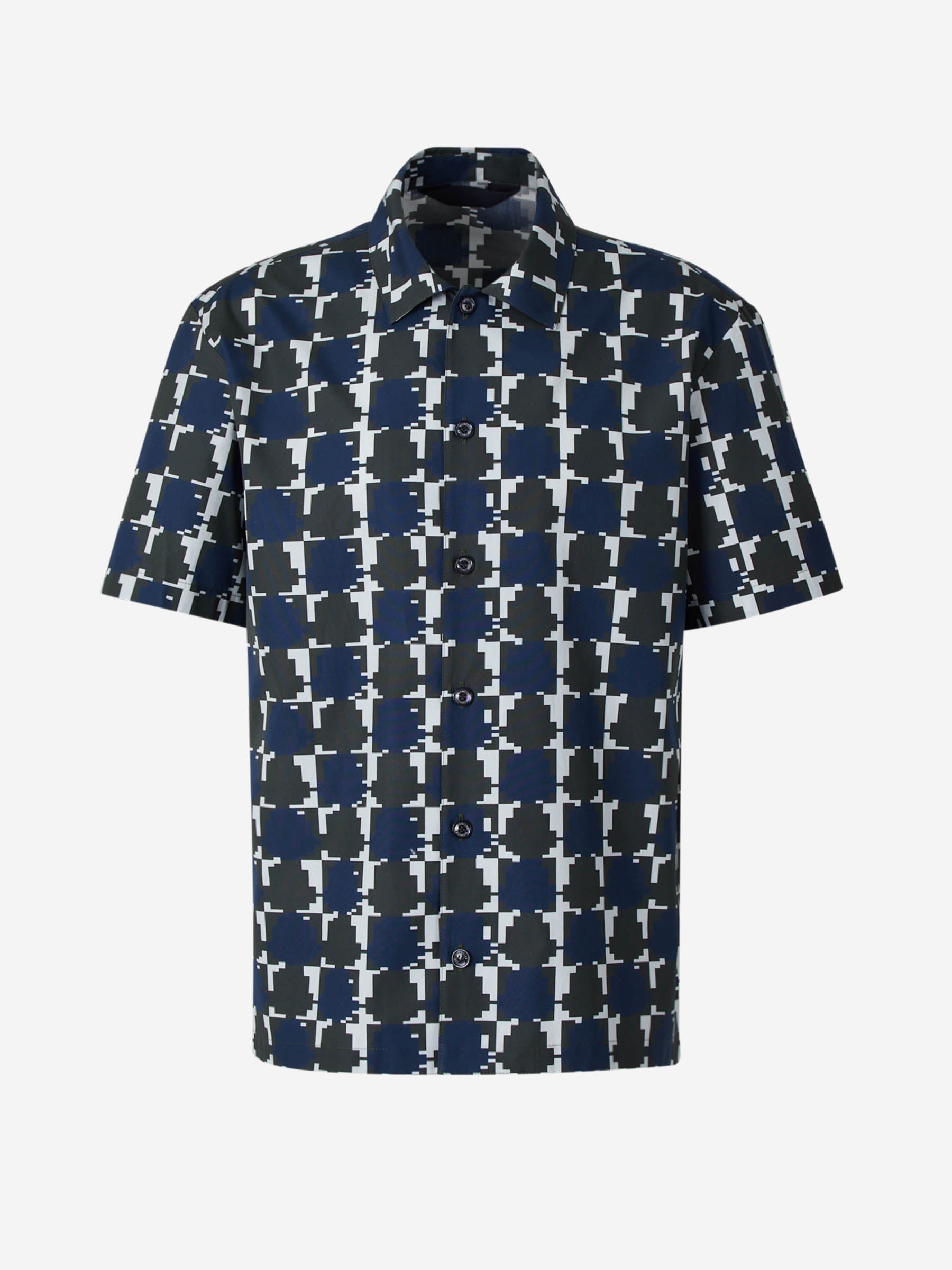 Geometric Motif Shirt Moncler – Гарантія оригінальності – боковий вид