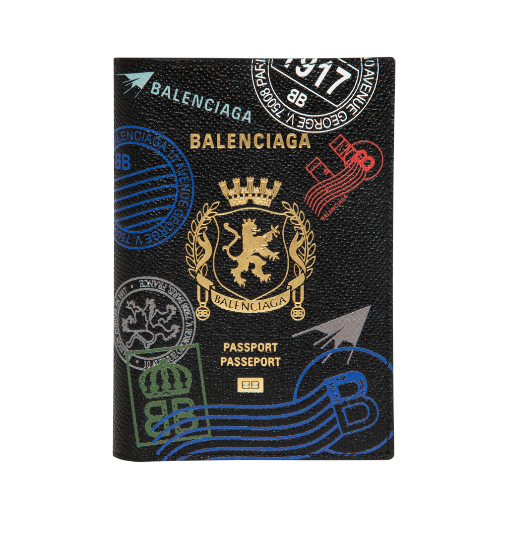 Оригінальна Passport Holder Balenciaga – боковий вид