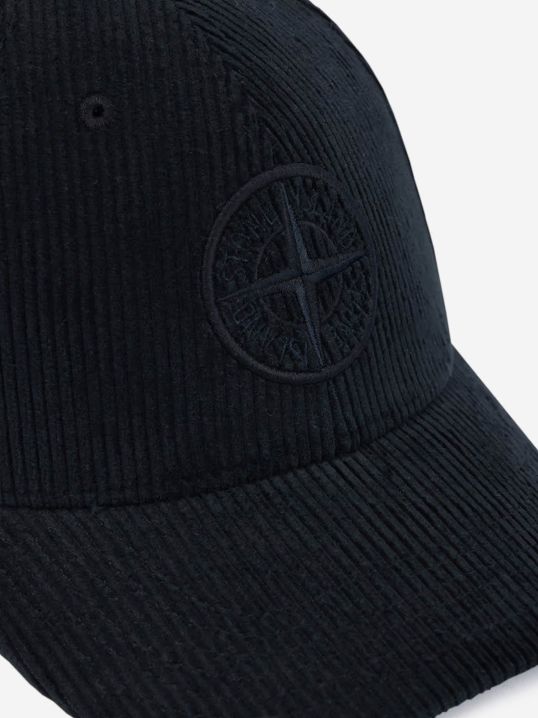 Corduroy Baseball Cap Stone island – Гарантія оригінальності – детальний вид - STONE ISLAND