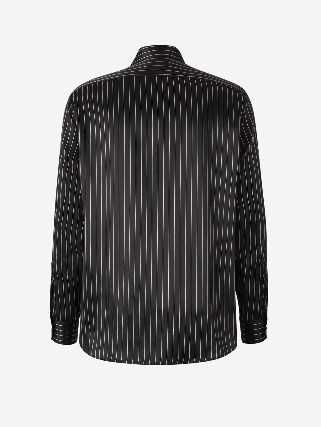 Striped Silk Shirt Saint laurent оригінал – Купити в Україні – вид ззаду