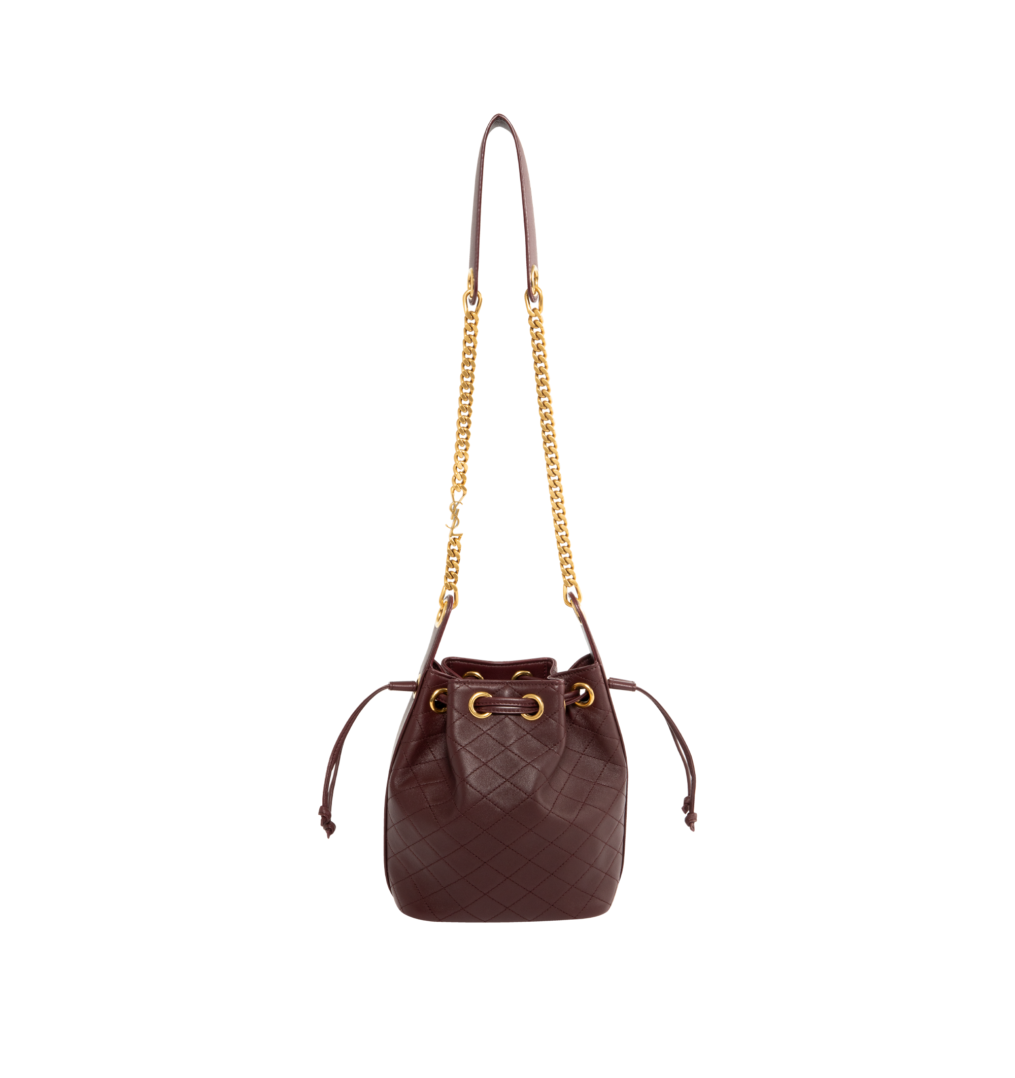 Chain Bucket Bag Saint laurent – Гарантія оригінальності – боковий вид
