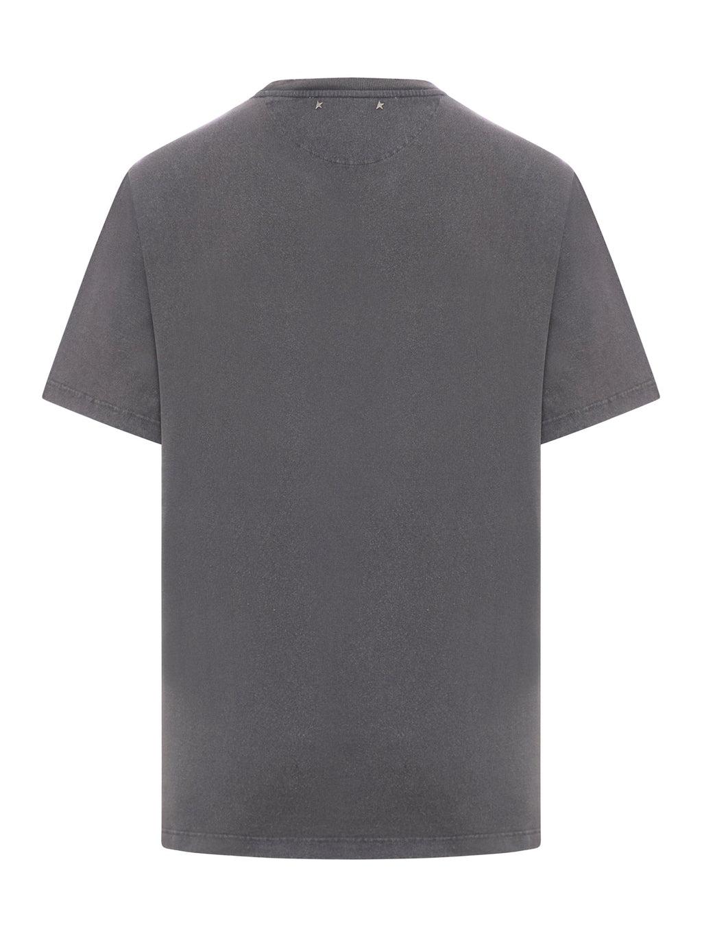 Short-Sleeved T-Shirt With Logo Print Golden goose – Гарантія оригінальності – вид ззаду