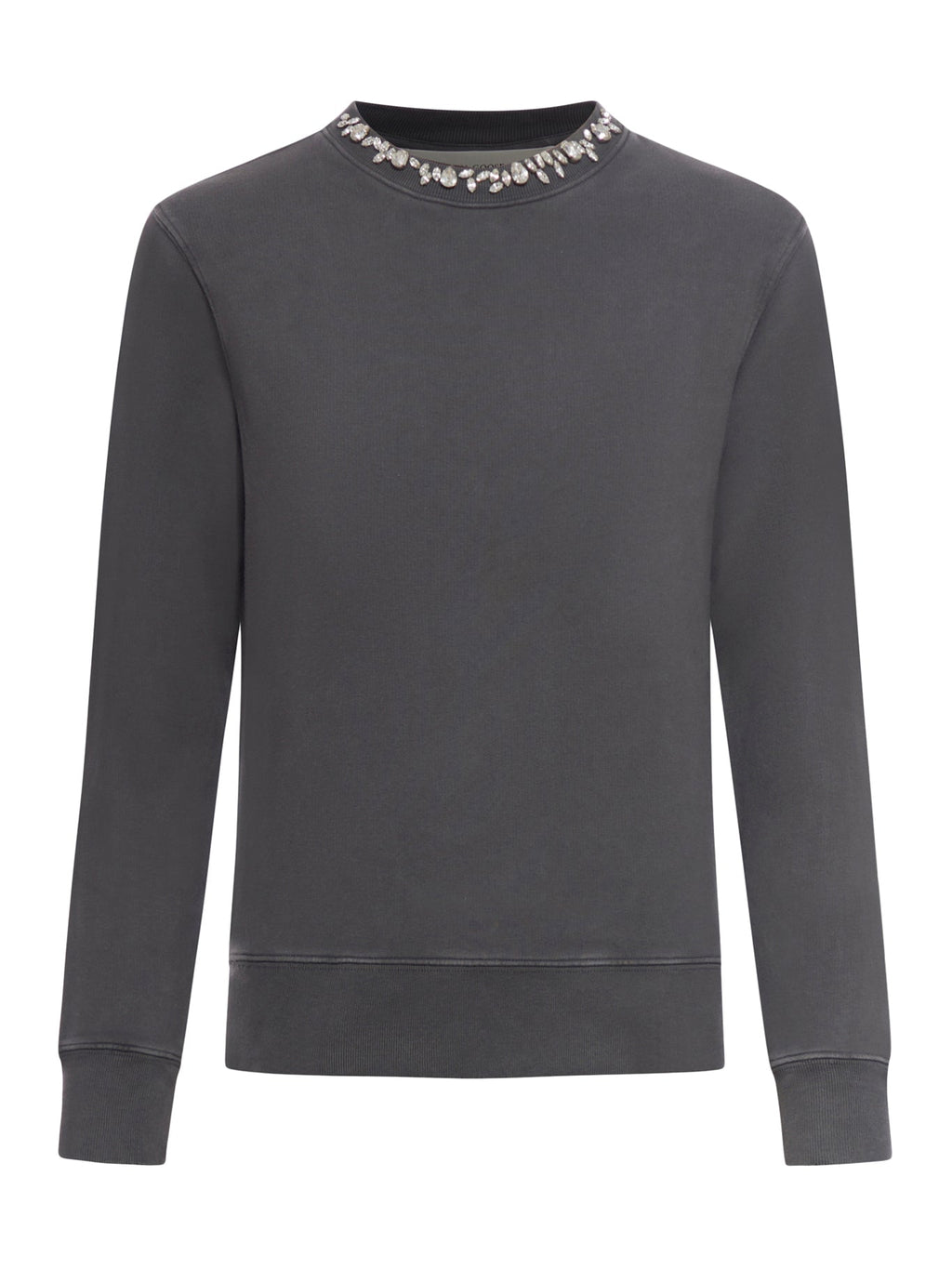 Оригінальна Crewneck Sweatshirt With Crystals Golden goose – боковий вид