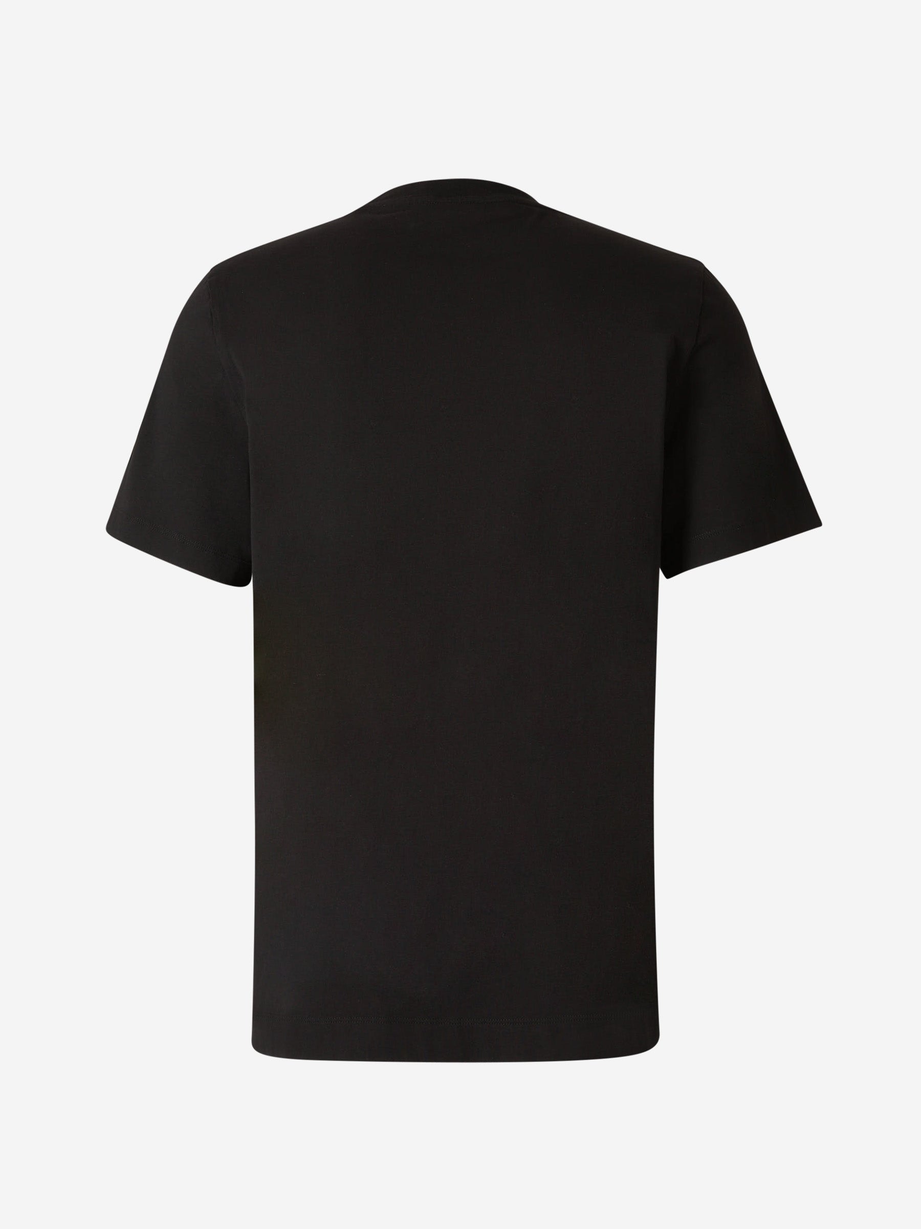 Printed Cotton T-Shirt Moncler – Гарантія оригінальності – вид ззаду