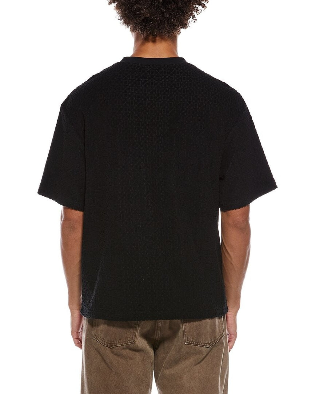 Slim Fit Goth Logo T-Shirt Off-white оригінал – Купити в Україні – вид ззаду
