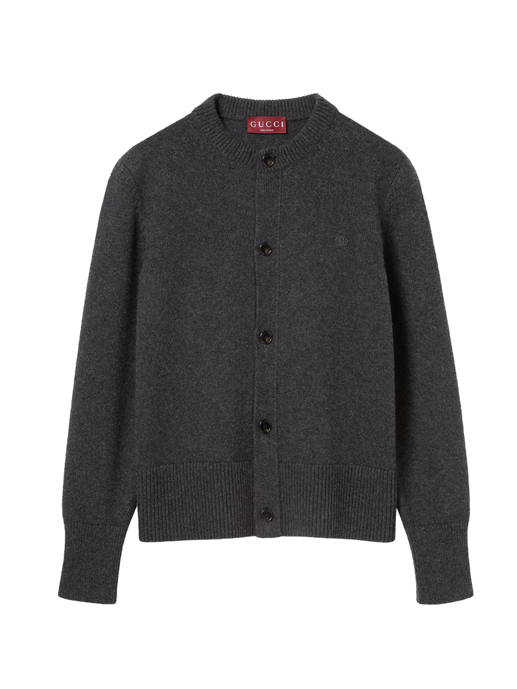Cardigan In Maglia DI Cashmere Gucci – Гарантія оригінальності – боковий вид