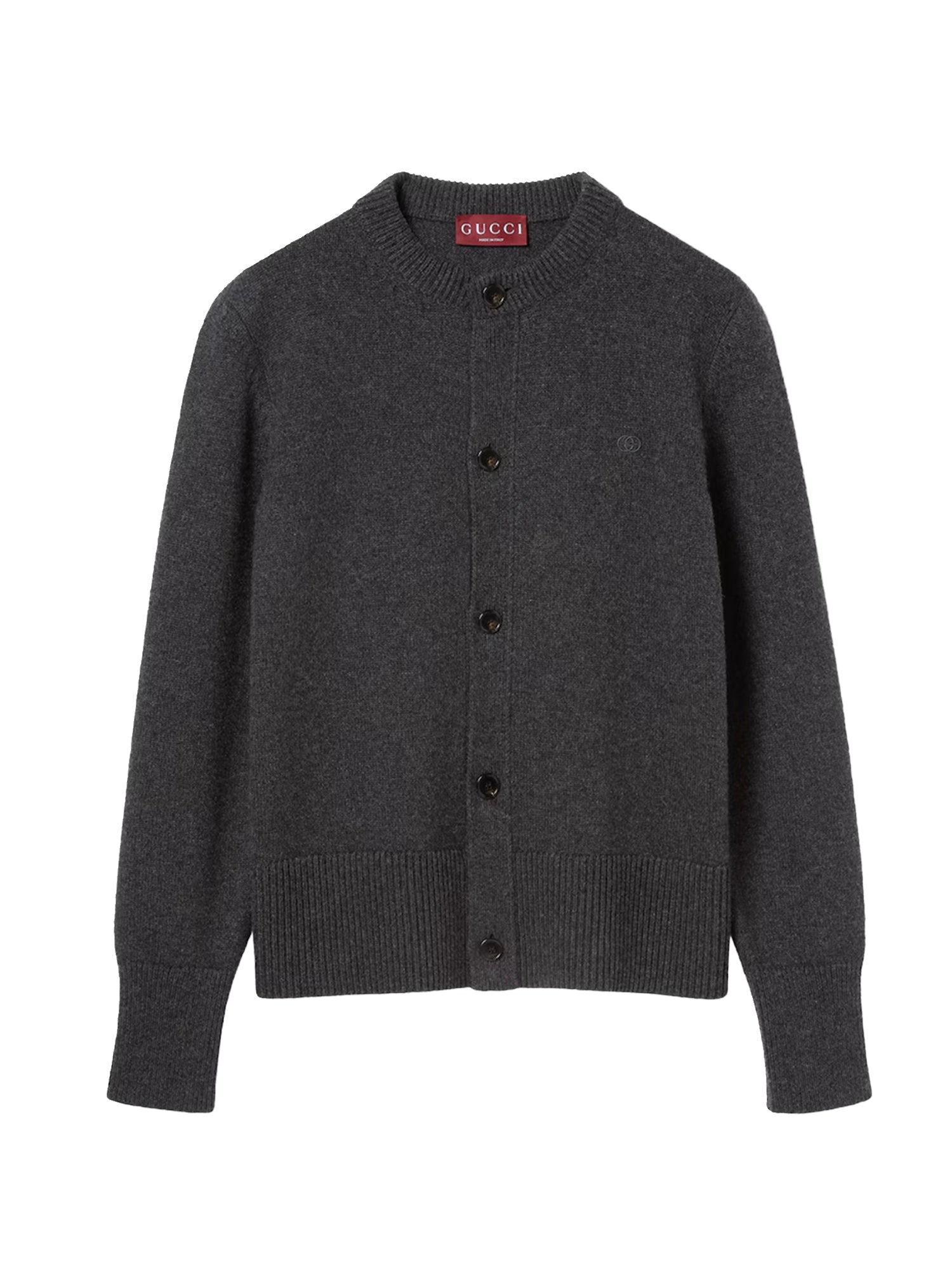Cardigan In Maglia DI Cashmere Gucci – Гарантія оригінальності – боковий вид
