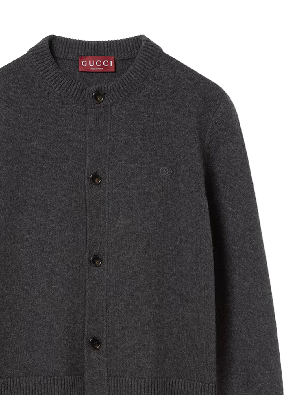 Cardigan In Maglia DI Cashmere Gucci – Гарантія оригінальності – вид ззаду