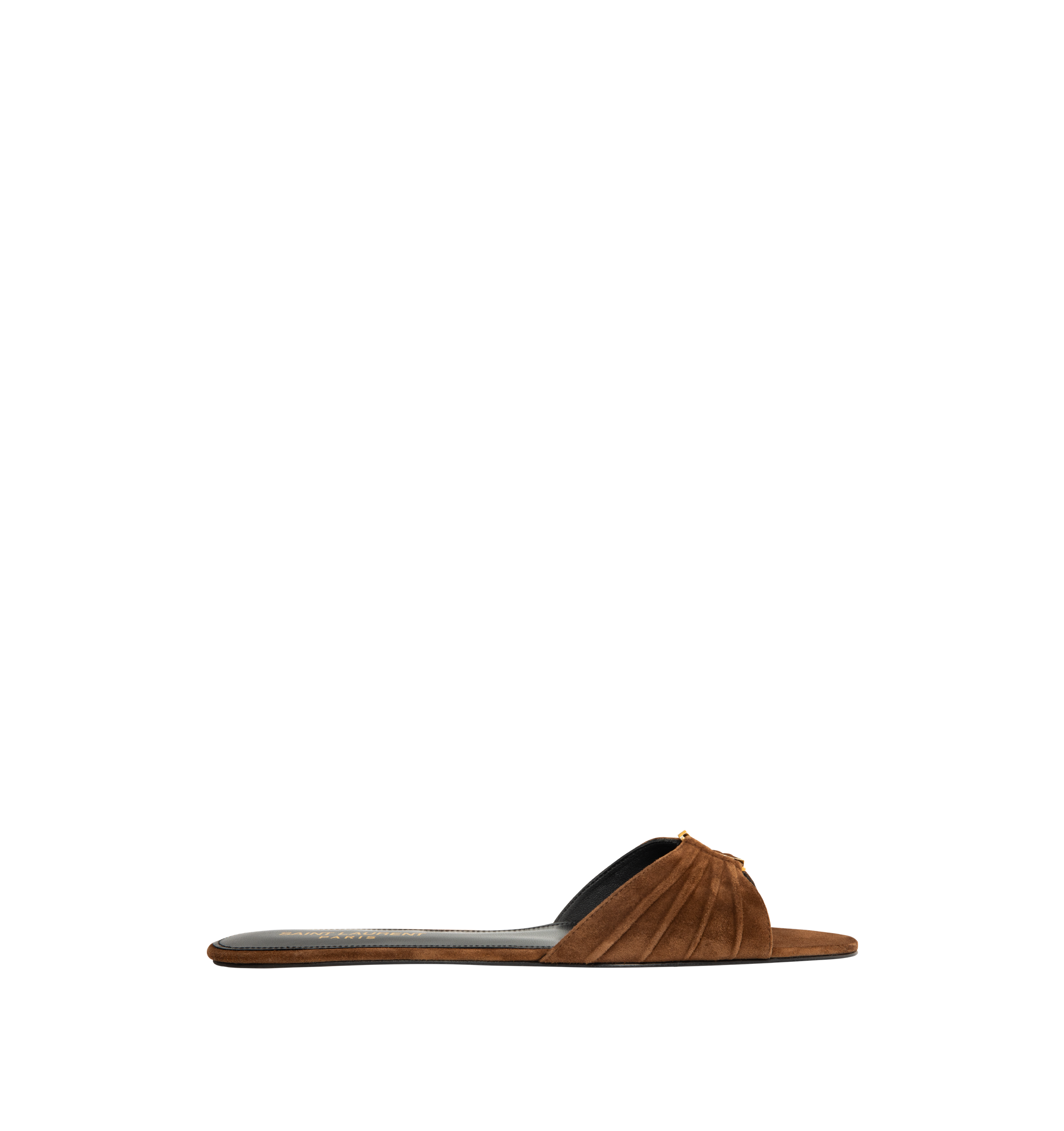 Оригінальна Babylone Suede Slides Saint laurent – боковий вид