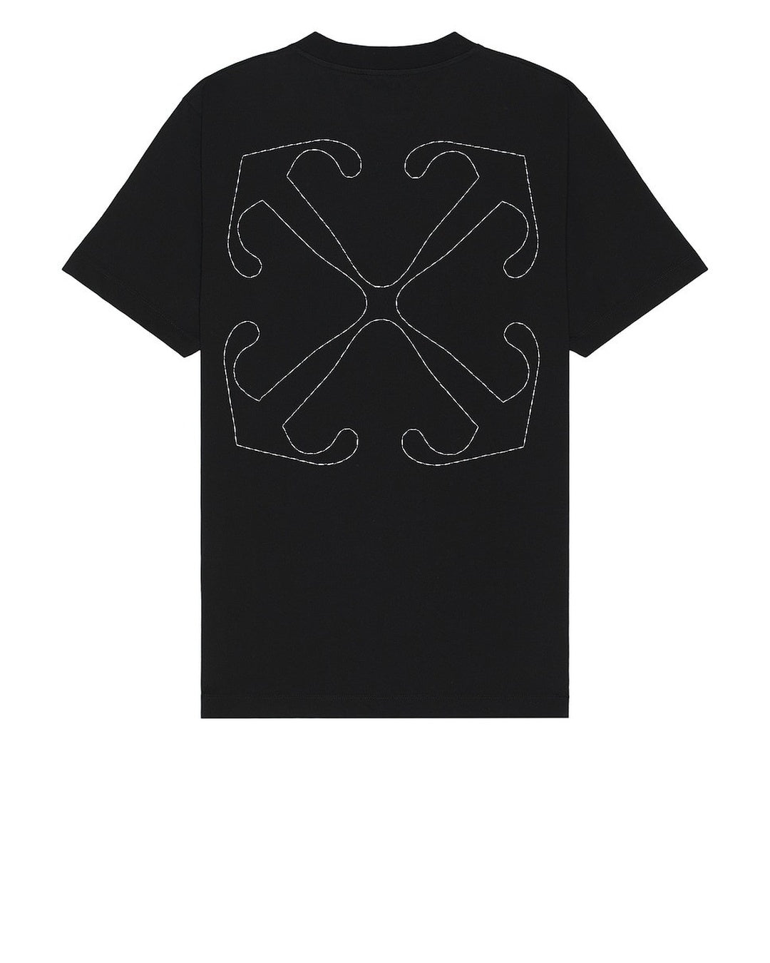 Stitch Arrangement Slim T-Shirt Off-white оригінал – Купити в Україні – вид ззаду - OFF-WHITE