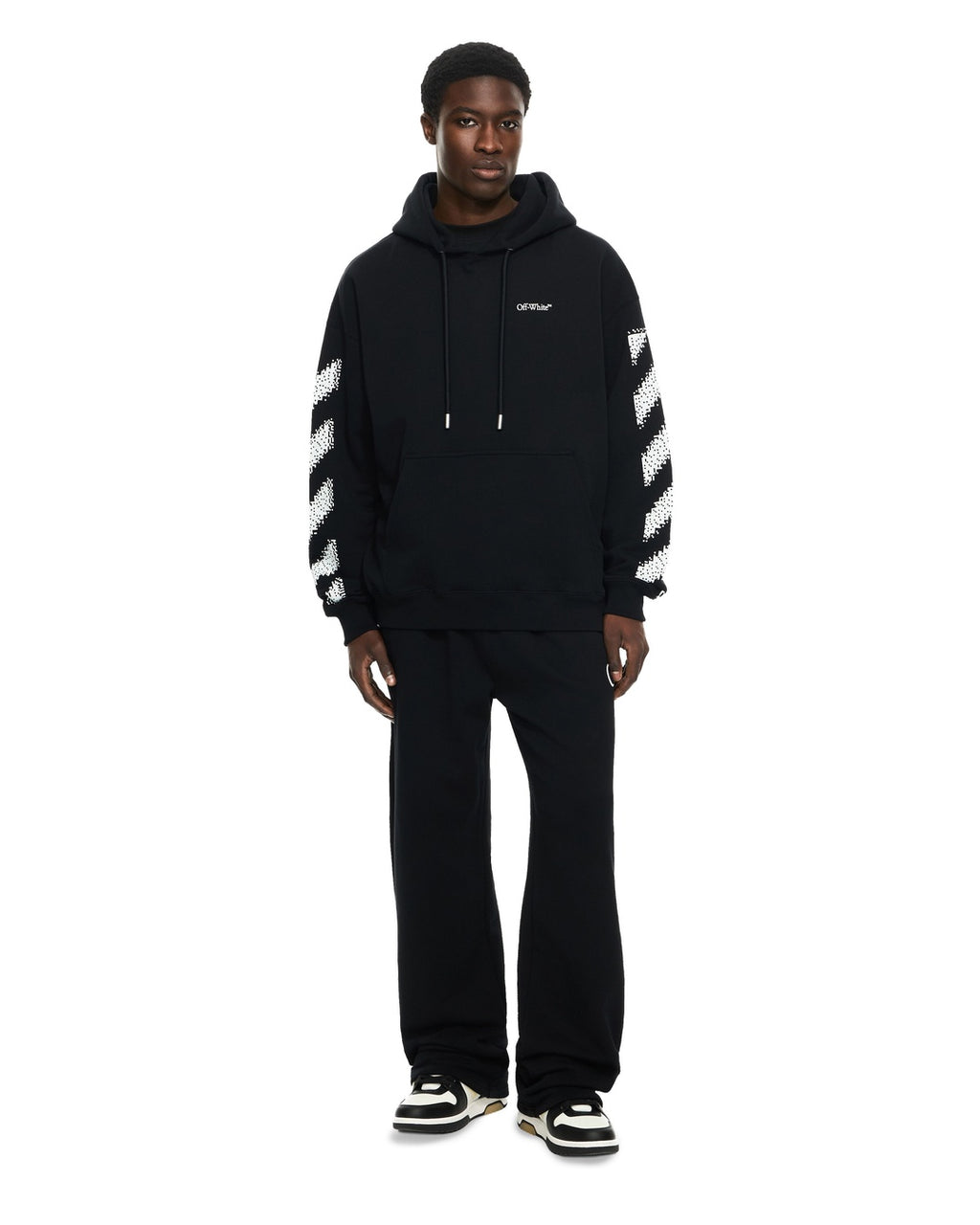 Drawstring Sweatpants Off-white оригінал – Купити в Україні – вид ззаду