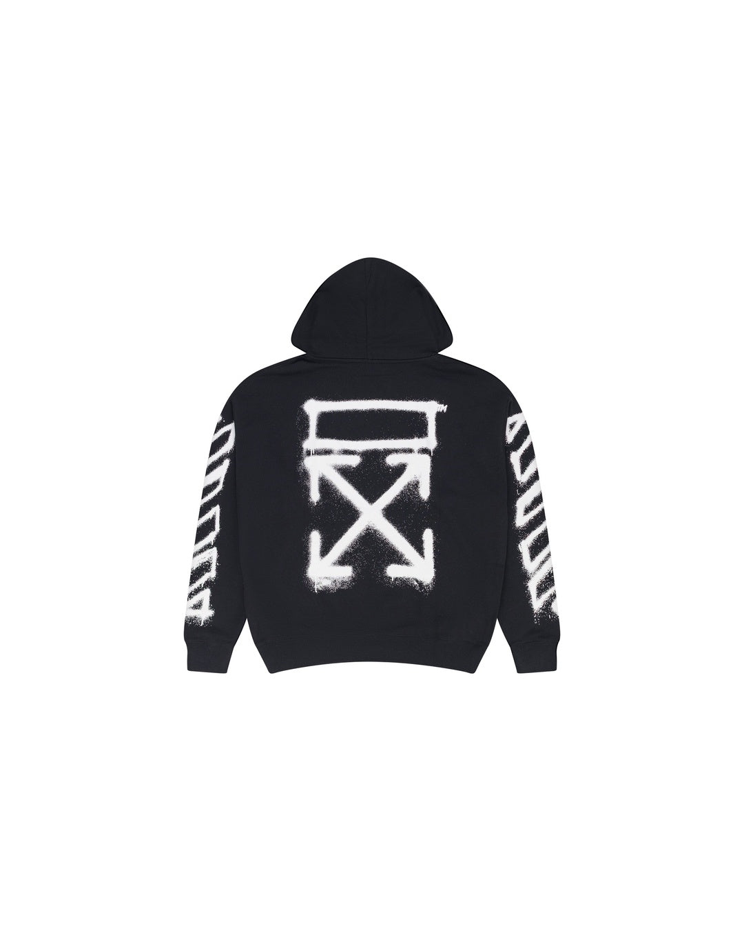 Spray Arrow Hoodie Off-white оригінал – Купити в Україні – вид ззаду