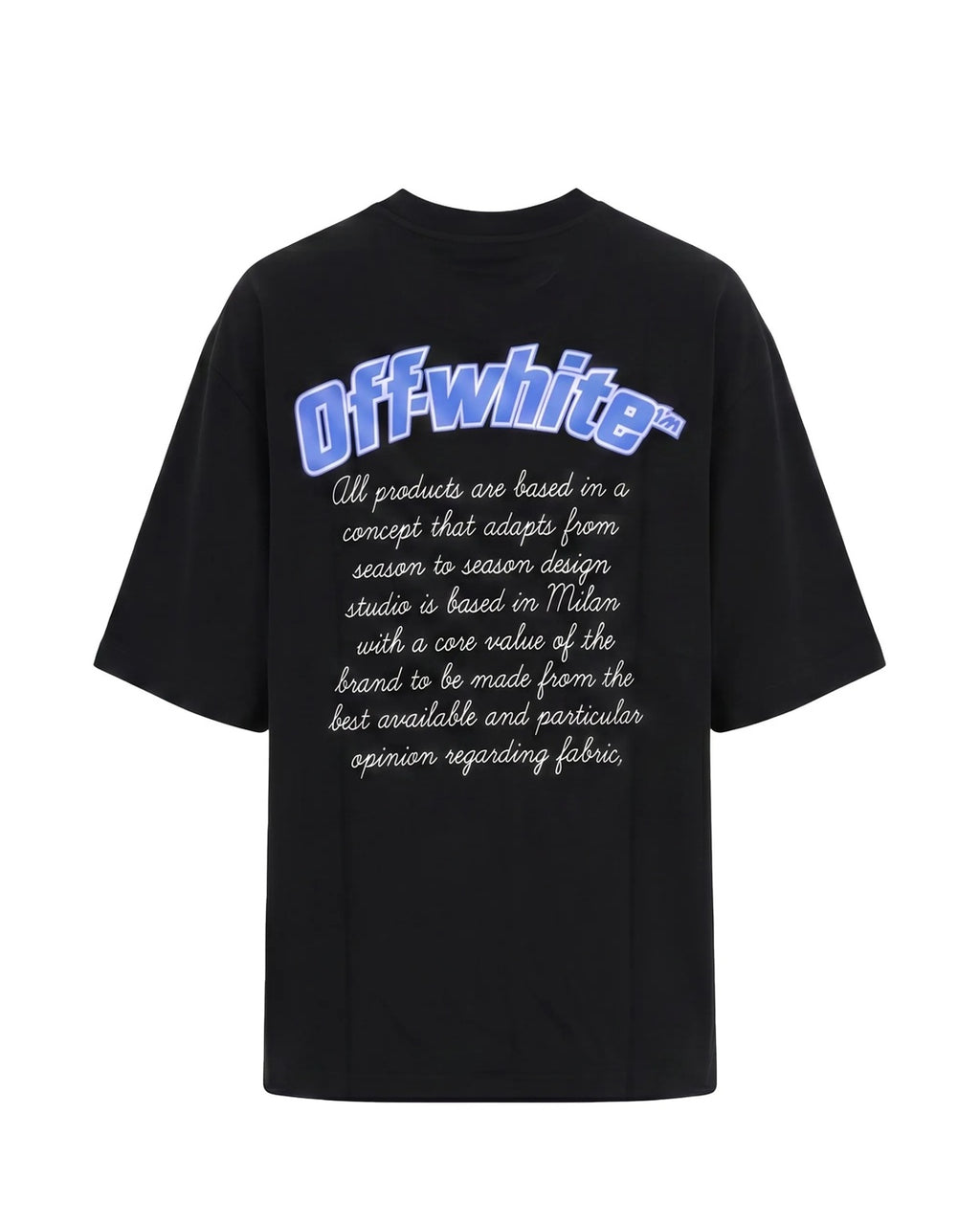 Skate Varsity T-Shirt Off-white оригінал – Купити в Україні – вид ззаду