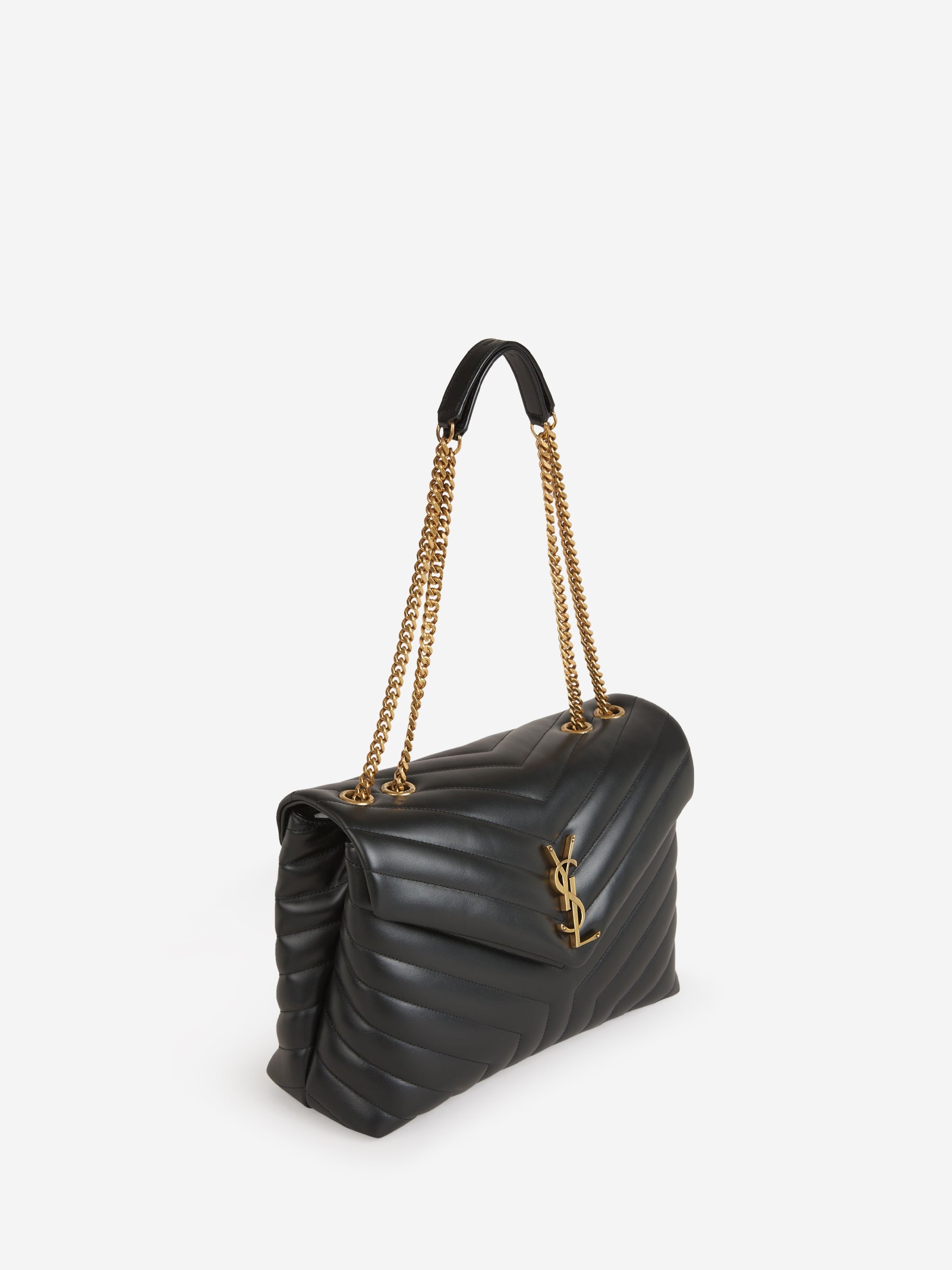 Loulou Medium Shoulder Bag Saint laurent оригінал – Купити в Україні – вид ззаду