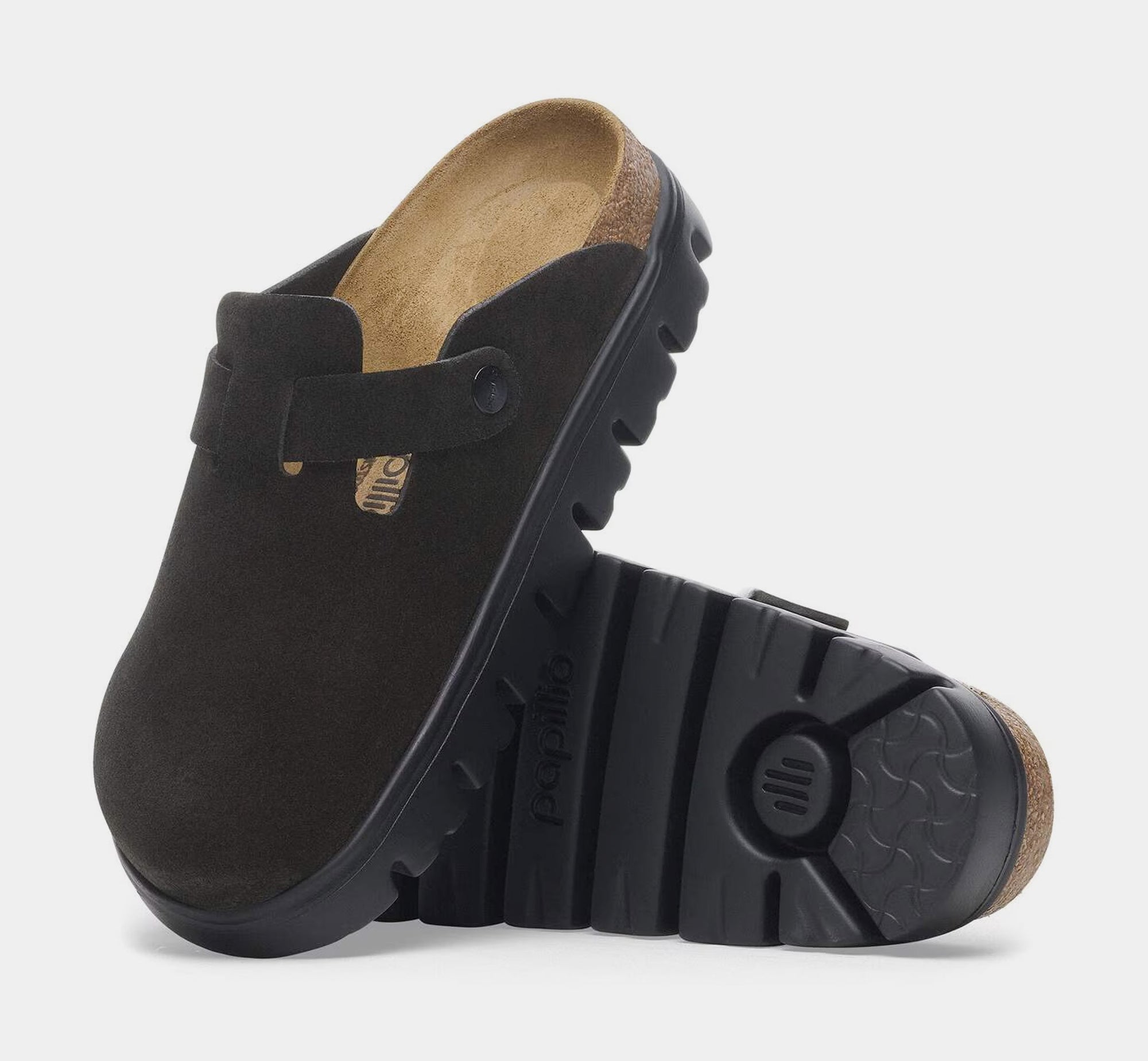 Boston Chuncky Suede Leather Womens Sandal Birkenstock – Гарантія оригінальності – збільшений вид - BIRKENSTOCK