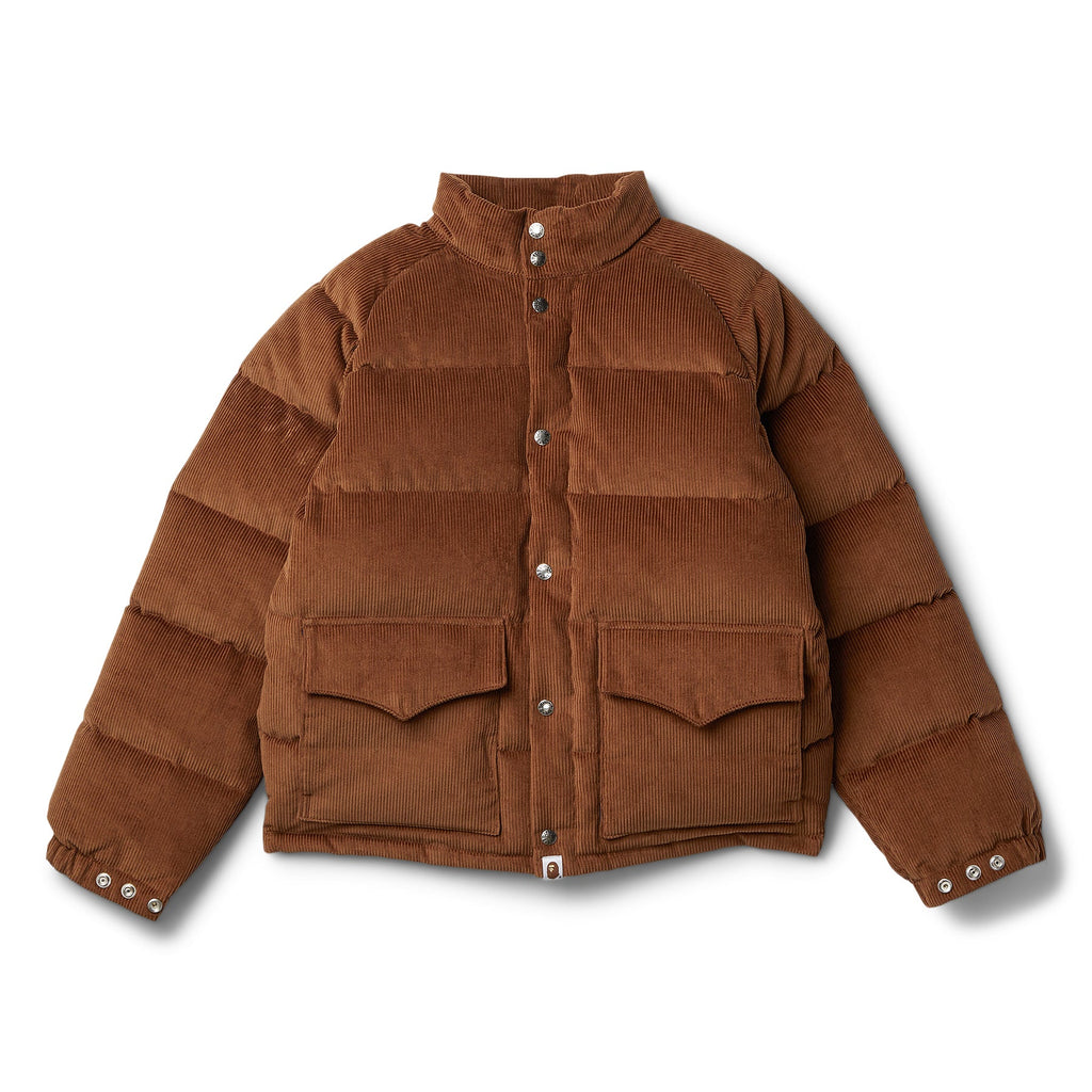 Оригінальна Corduroy Classic Down Jacket A bathing ape – боковий вид