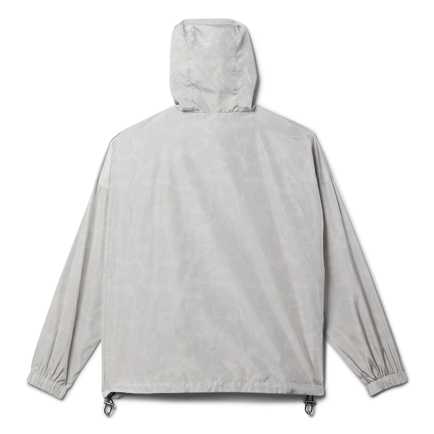 Оригінальна Solid Color Nylon Hooded Jacket A bathing ape – вид ззаду