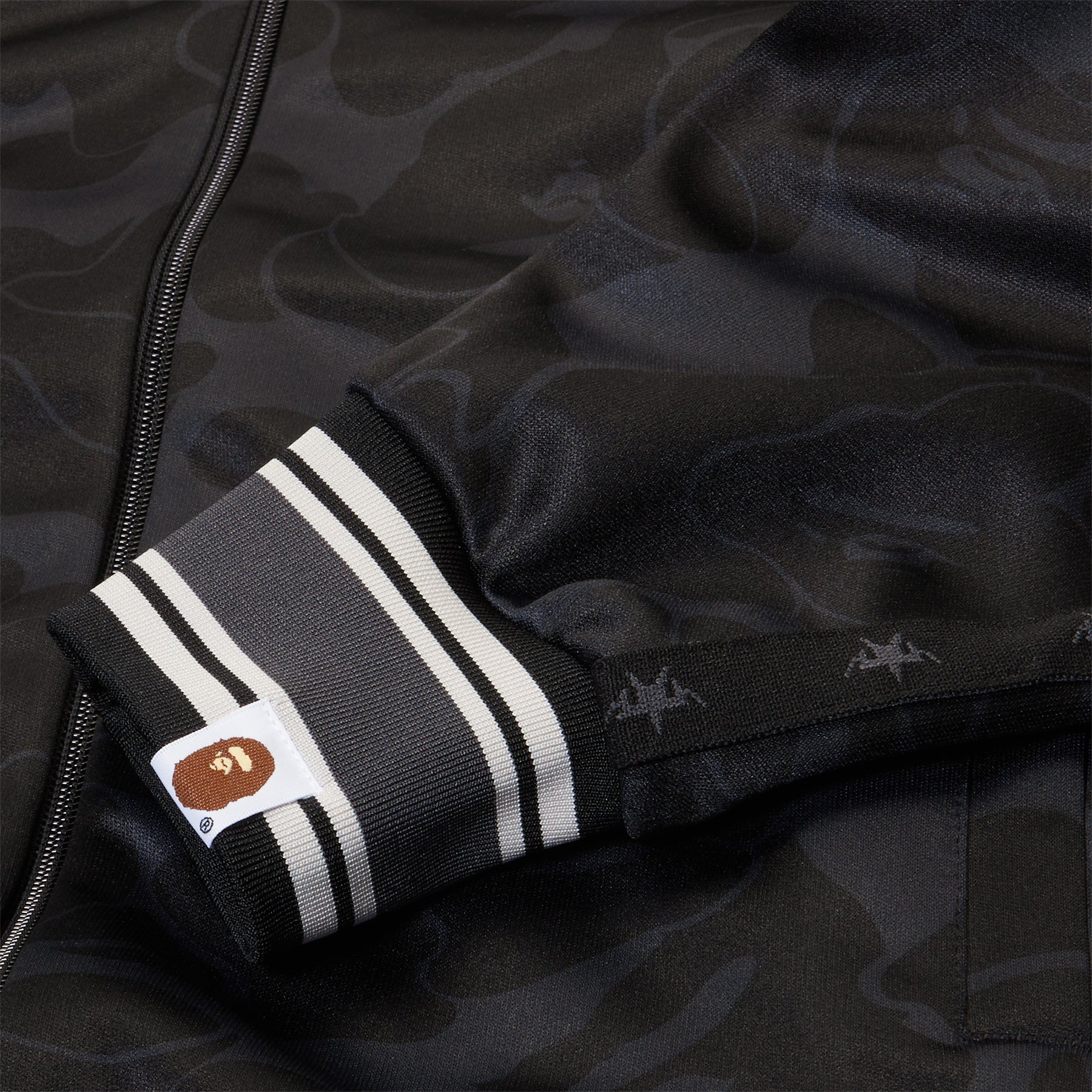 Оригінальна Solid Camo Bathing Ape Logo Relaxed Fit Track Jacket A bathing ape – збільшений вид