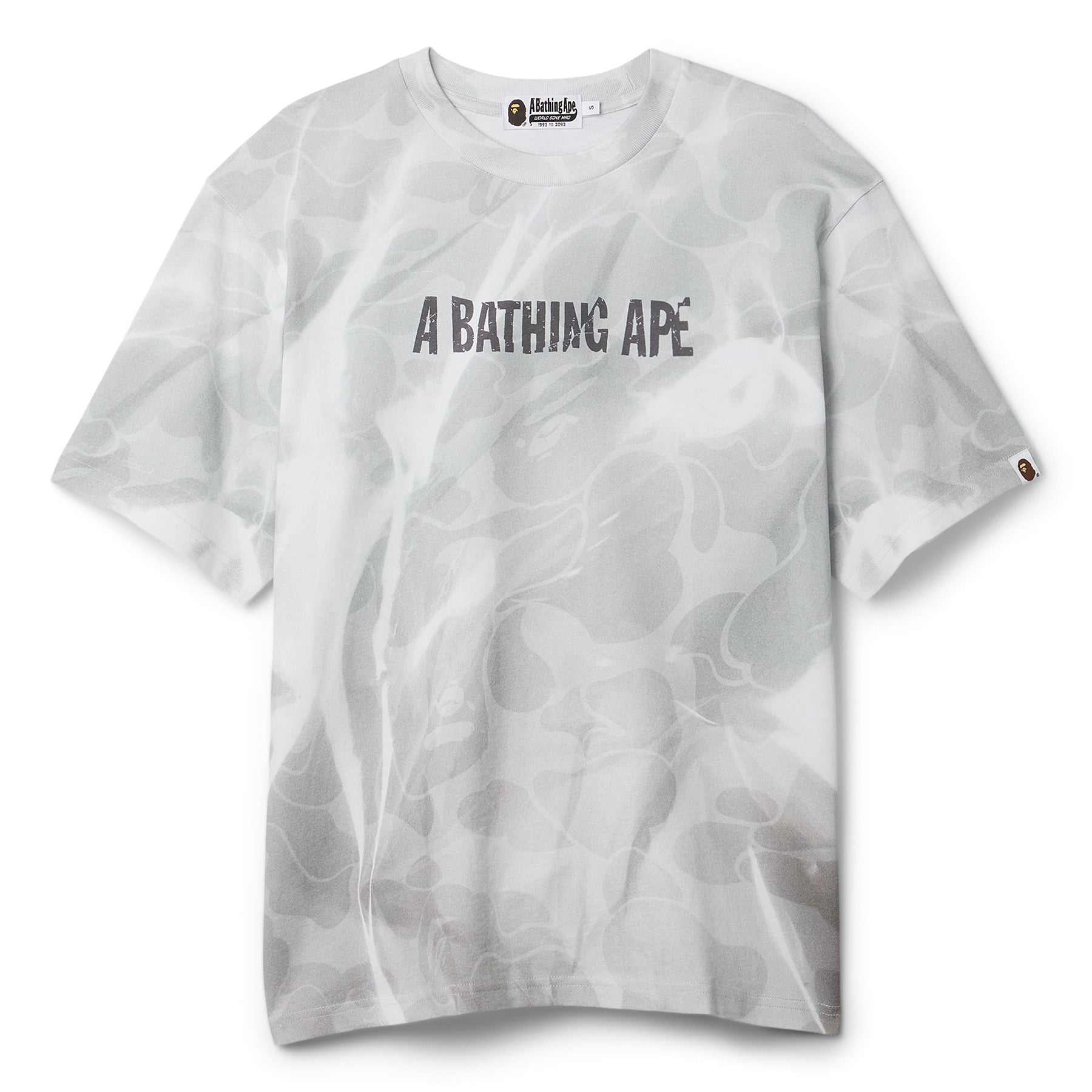Overall Print Logo Relaxed Fit Tee A bathing ape – Гарантія оригінальності – боковий вид