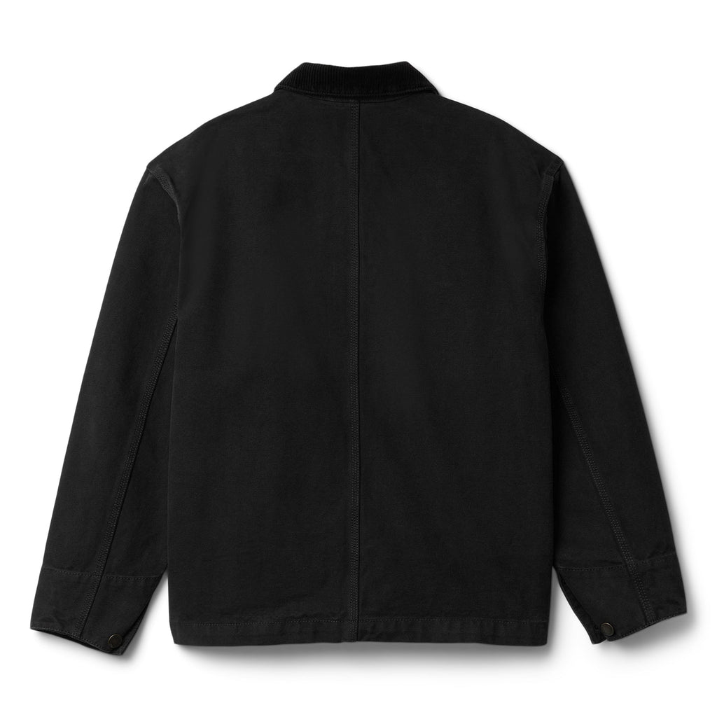 Оригінальна Line Camo Jacquard Patched Pocket Garment Dye Work Jacket A bathing ape – вид ззаду