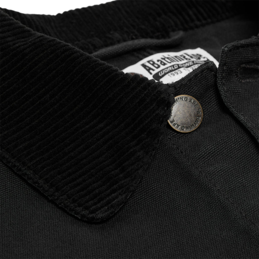 Оригінальна Line Camo Jacquard Patched Pocket Garment Dye Work Jacket A bathing ape – збільшений вид