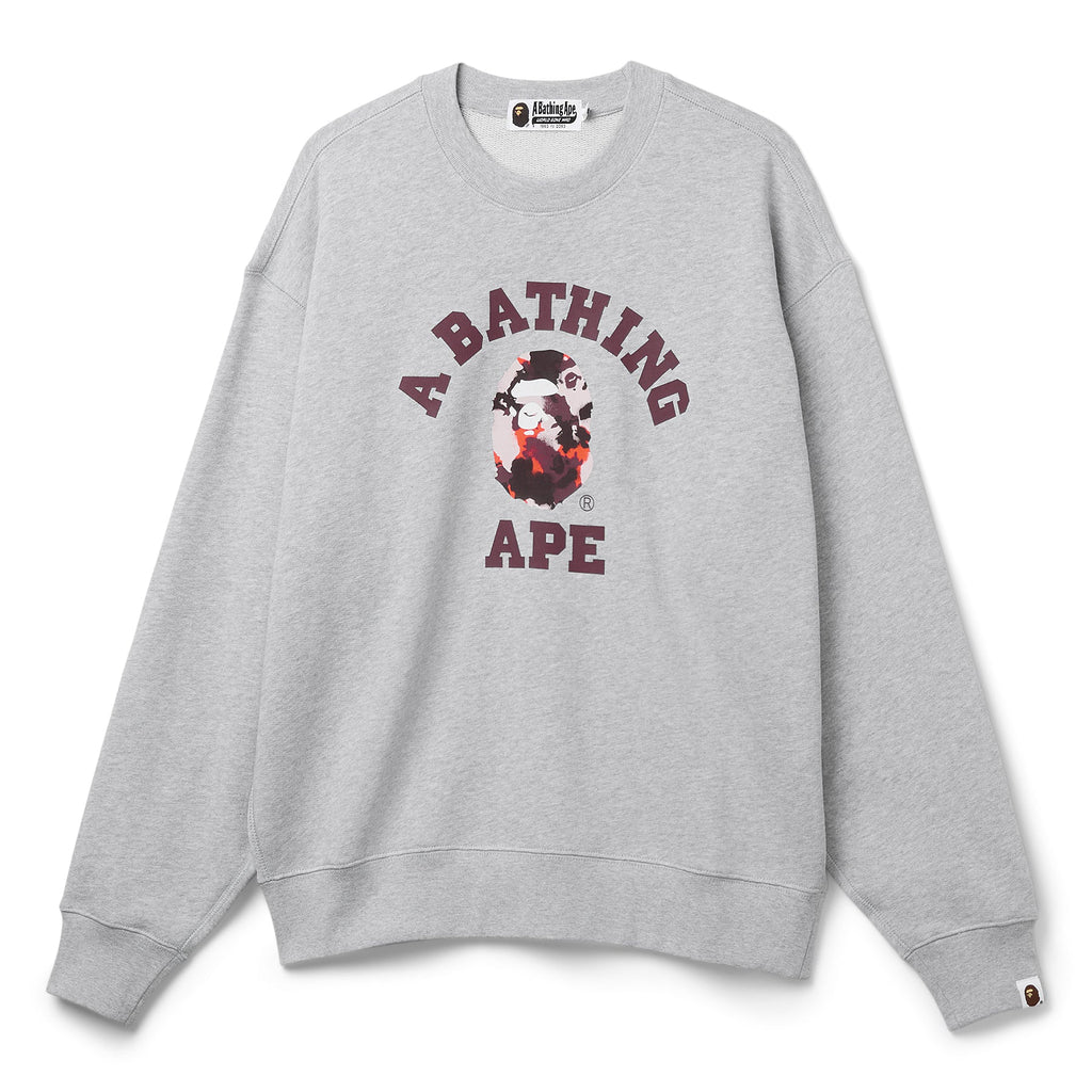 Map Camo College Relax Fit Crewneck Sweatshirt A bathing ape оригінал – Купити в Україні – боковий вид
