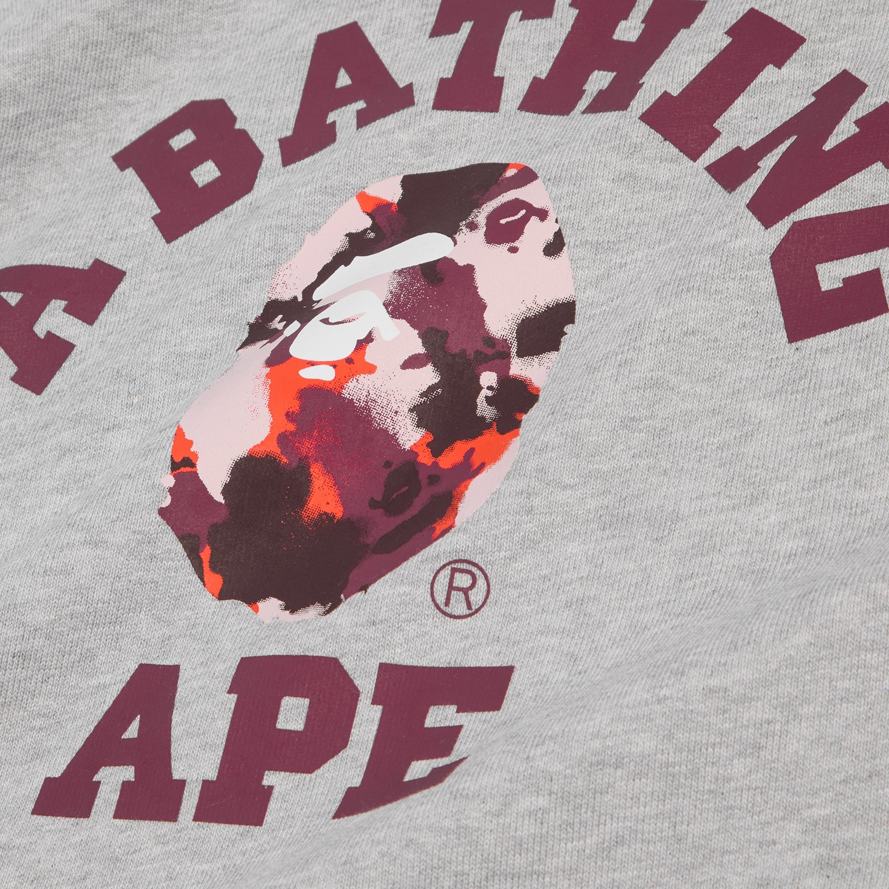 Map Camo College Relax Fit Crewneck Sweatshirt A bathing ape оригінал – Купити в Україні – детальний вид