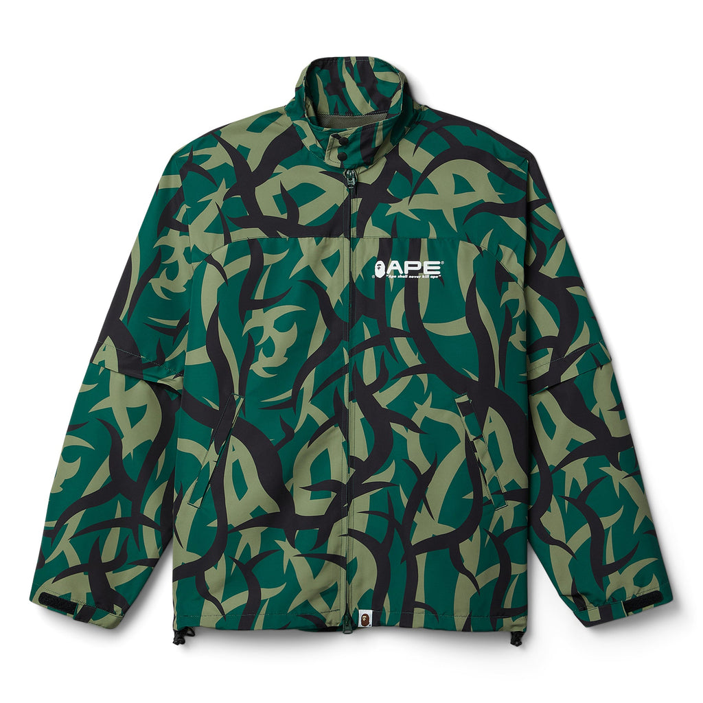 Trial Camo Rain Jacket A bathing ape оригінал – Купити в Україні – боковий вид