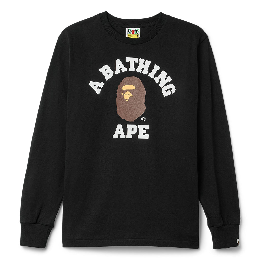 Оригінальна College Long Sleeve Tee A bathing ape – боковий вид