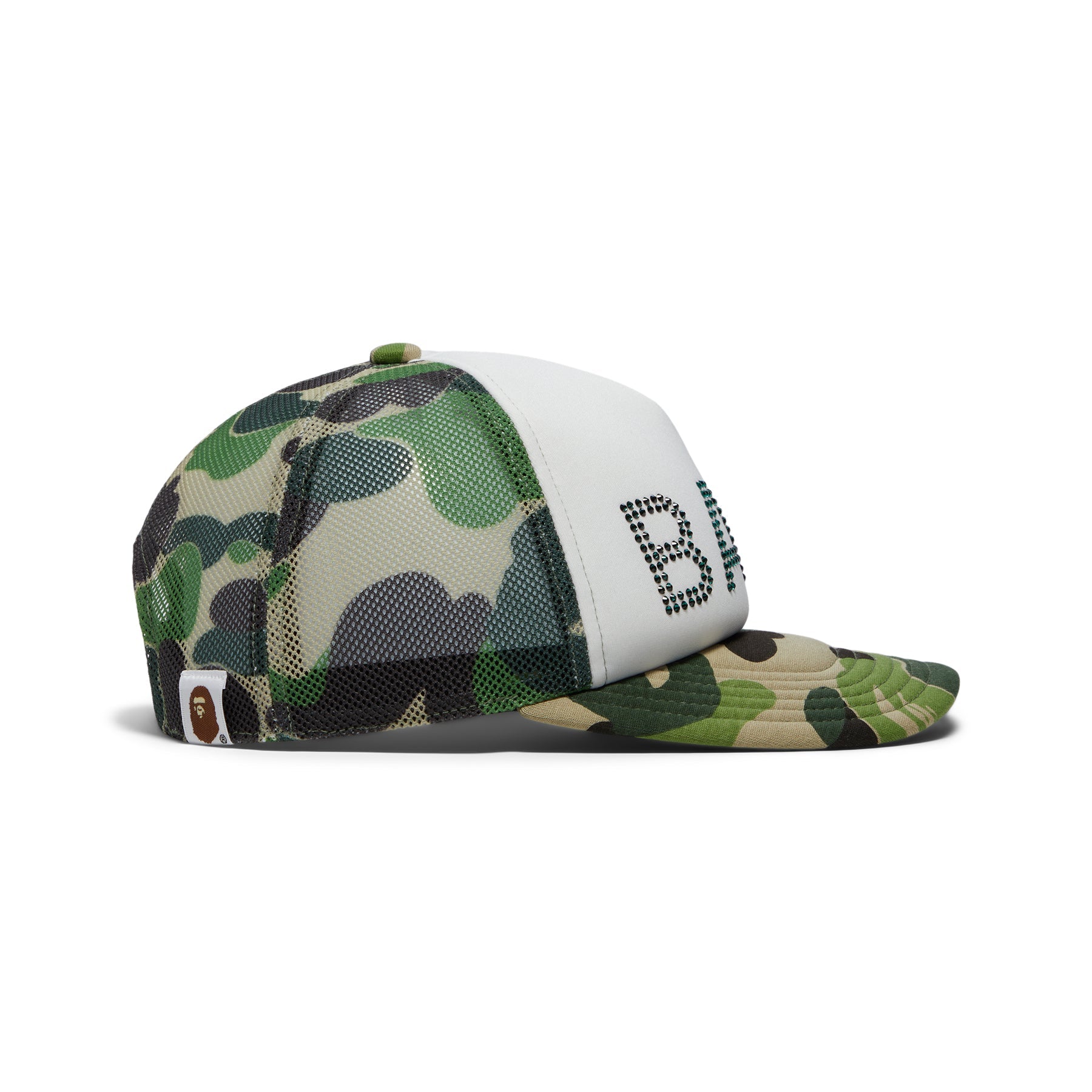 Abc Camo Crystal Stone Mesh Cap A bathing ape оригінал – Купити в Україні – вид ззаду