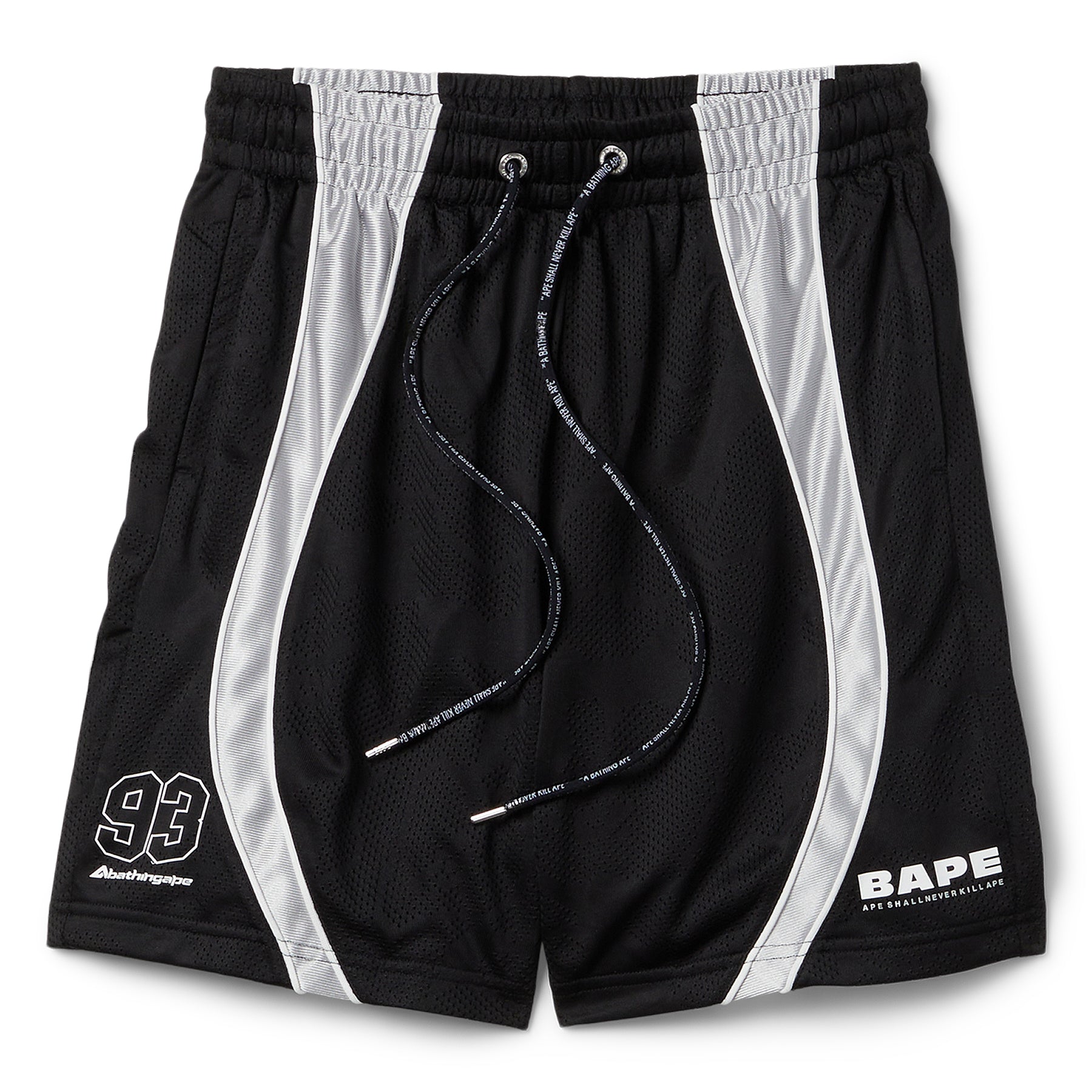 Solid Camo Jacquard Multilogo Relaxed Fit Sweat Shorts A bathing ape оригінал – Купити в Україні – боковий вид