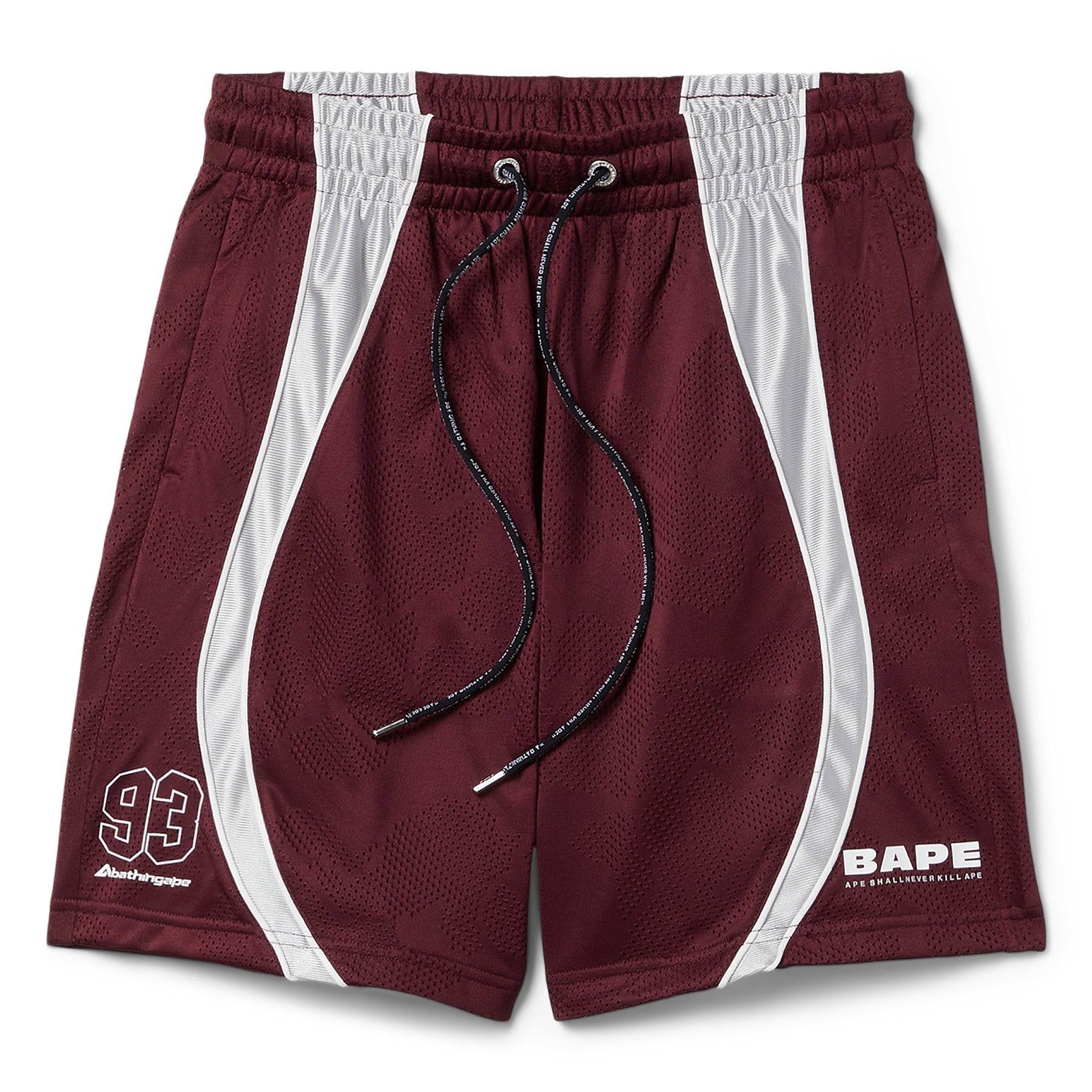 Solid Camo Jacquard Multilogo Relaxed Fit Sweat Shorts A bathing ape оригінал – Купити в Україні – боковий вид