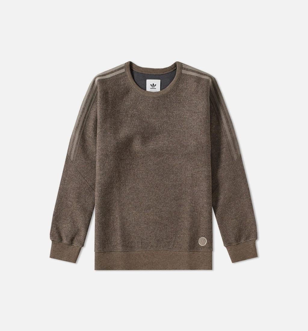X Wings Horns Wool Mens Crewneck Brown Adidas – Гарантія оригінальності – боковий вид