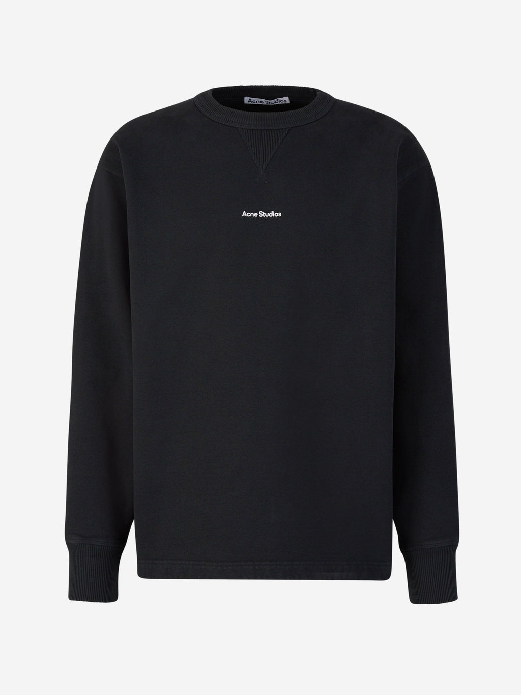Printed Crewneck Sweatshirt Acne studios – Гарантія оригінальності – боковий вид
