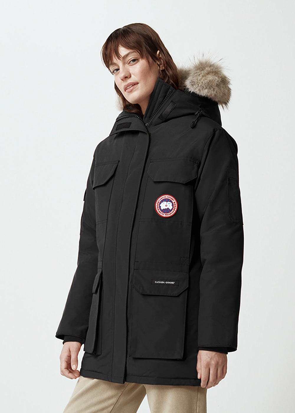 Black Expedition Down Parka Canada goose – Гарантія оригінальності – вид ззаду