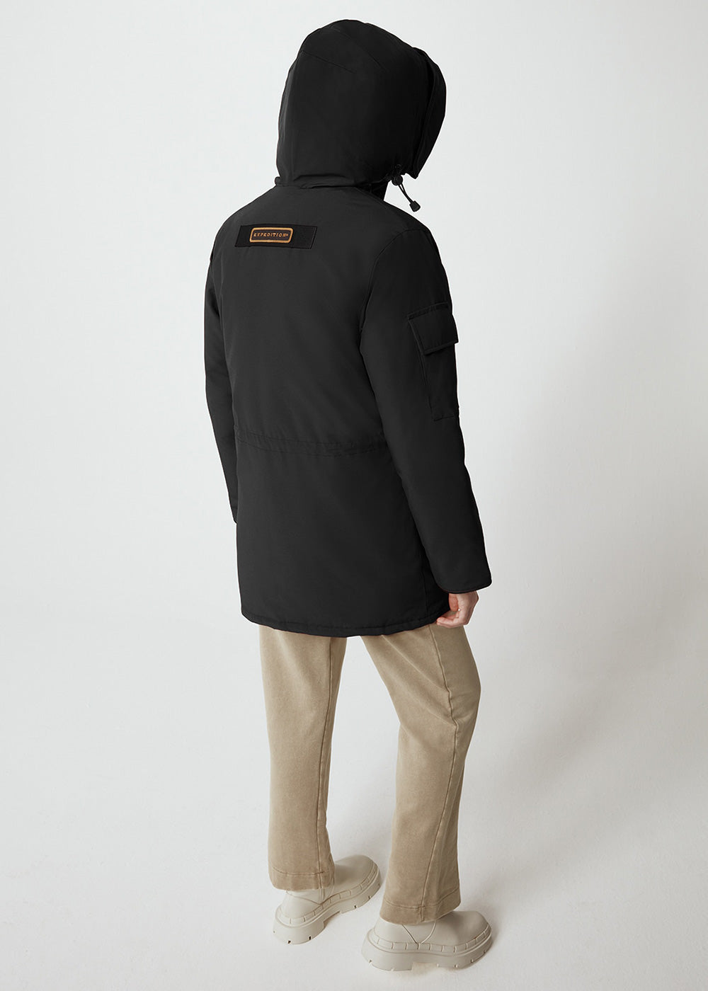 Black Expedition Down Parka Canada goose – Гарантія оригінальності – детальний вид