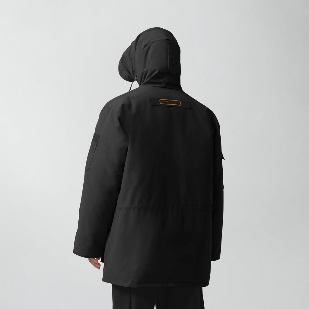 Оригінальна Mens Expedition Parka Black Canada goose – детальний вид