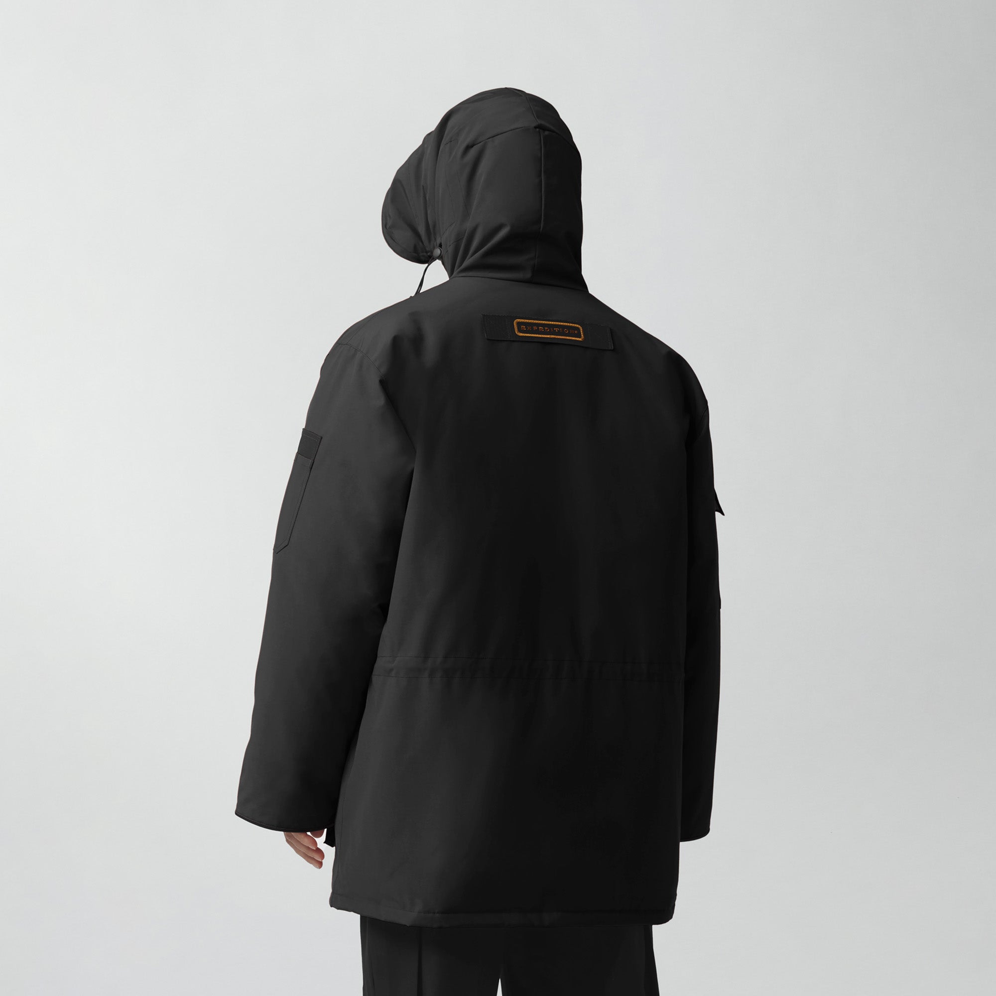 Оригінальна Mens Expedition Parka Black Canada goose – детальний вид