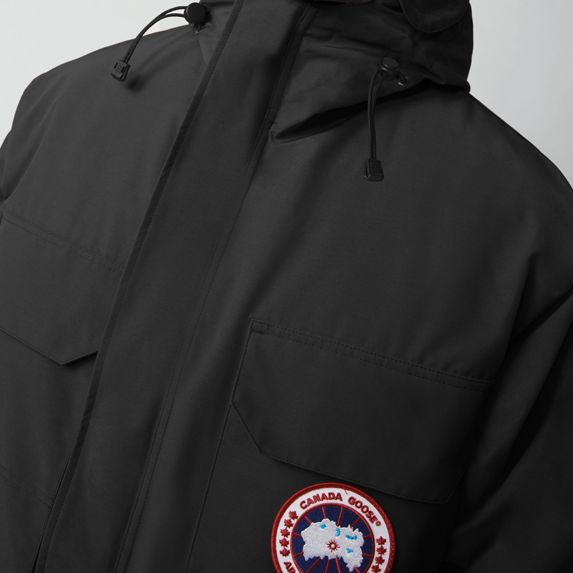 Оригінальна Mens Expedition Parka Black Canada goose – збільшений вид