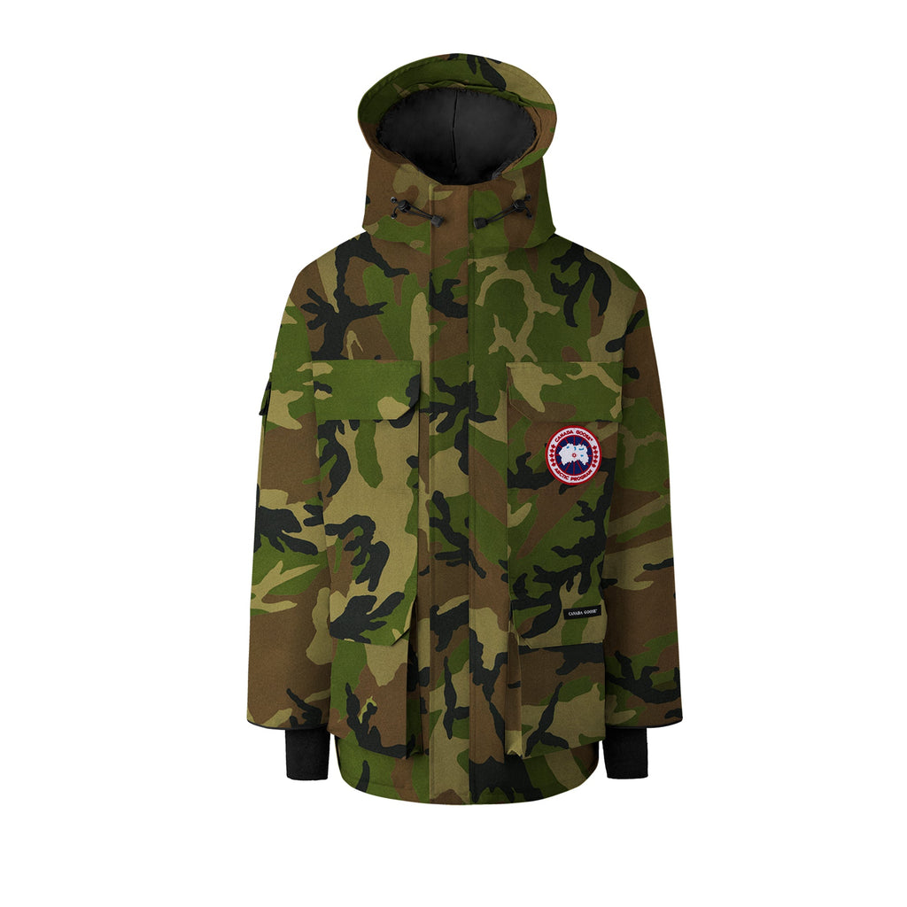 Mens Expedition Parka Print Canada goose – Гарантія оригінальності – боковий вид