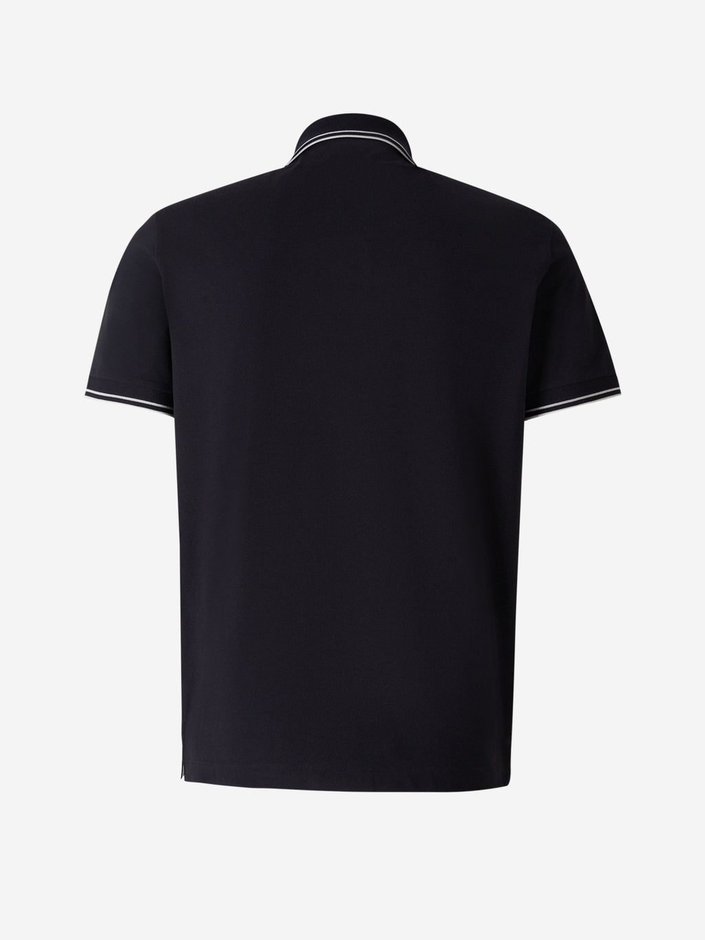 Оригінальна Piqué Polo Striped Detail Stone island – вид ззаду