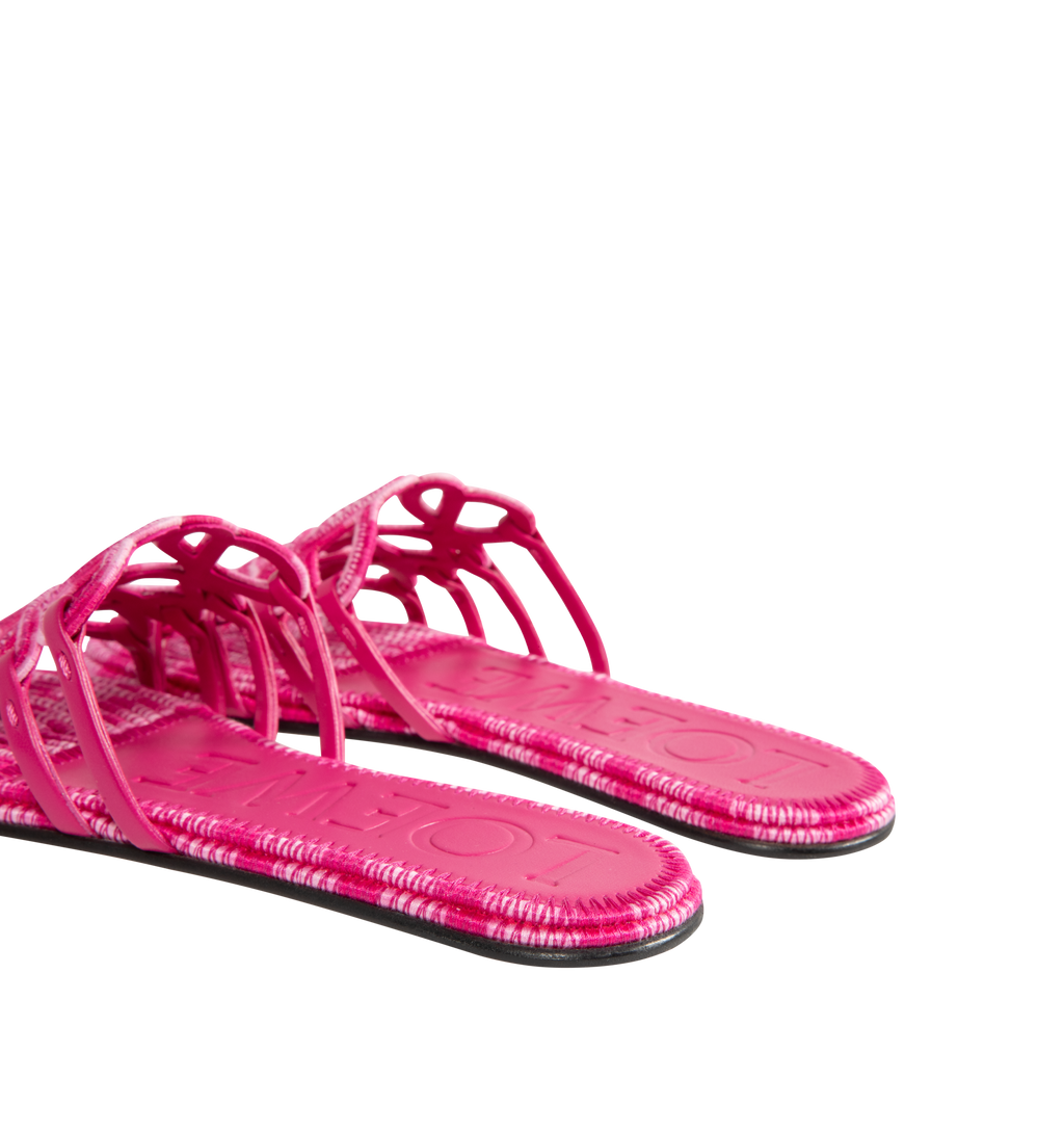 Embroidered Petal Anagram Slide Loewe – Гарантія оригінальності – детальний вид
