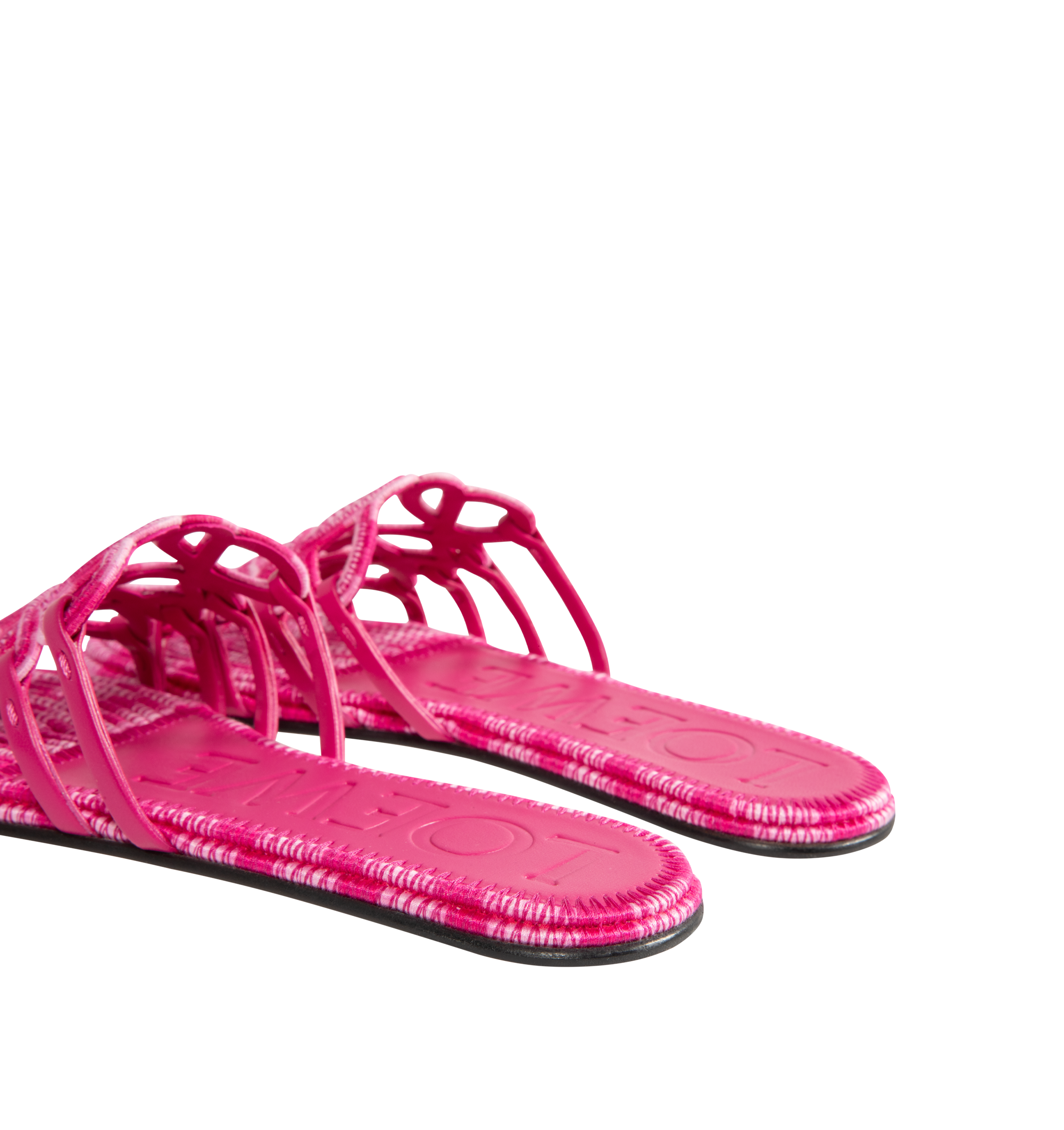 Embroidered Petal Anagram Slide Loewe – Гарантія оригінальності – детальний вид