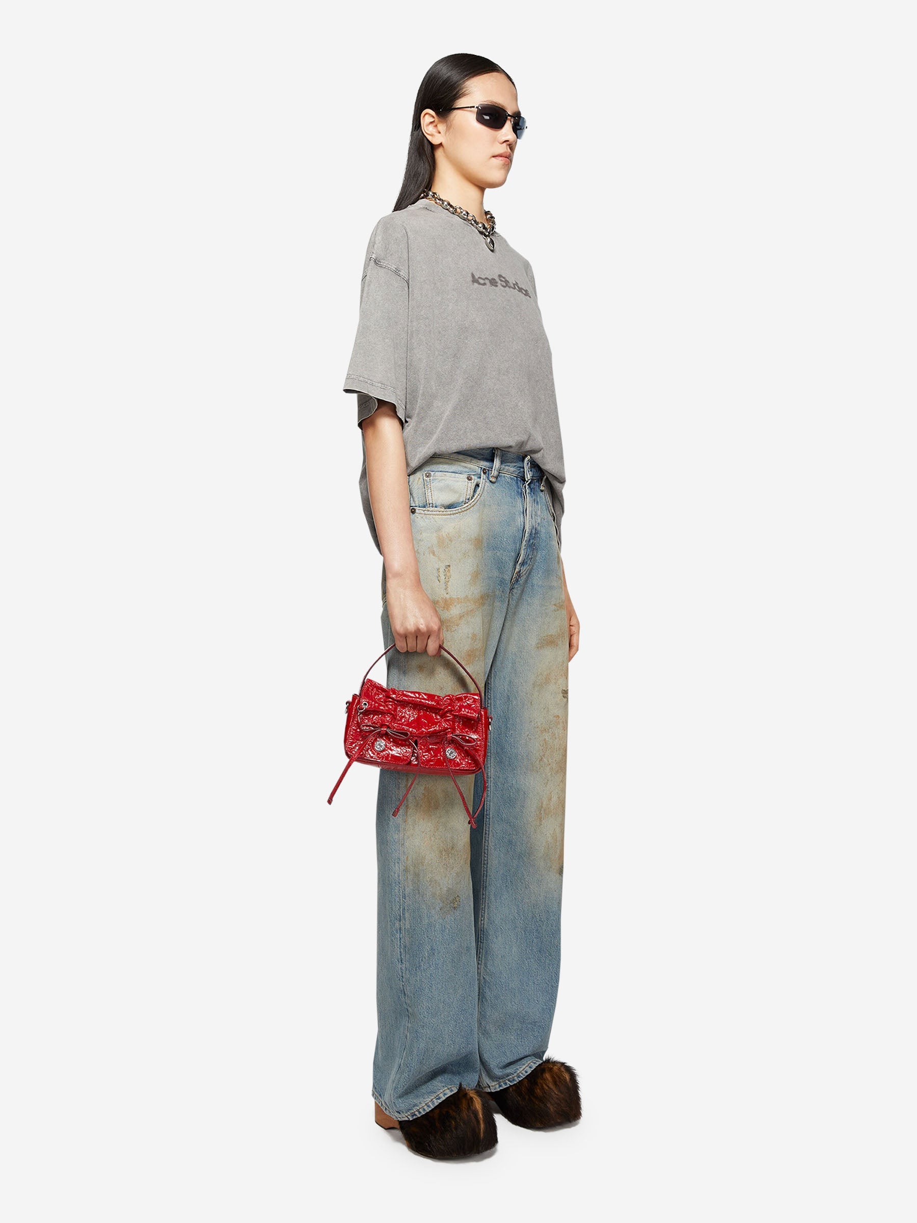 Multipocket Shoulder Bag Acne studios – Гарантія оригінальності – вид ззаду