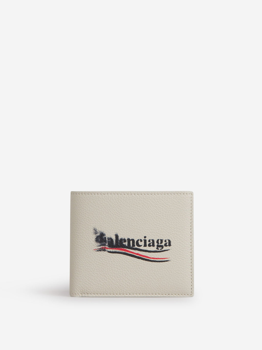Оригінальна Logo Leather Wallet Balenciaga – боковий вид