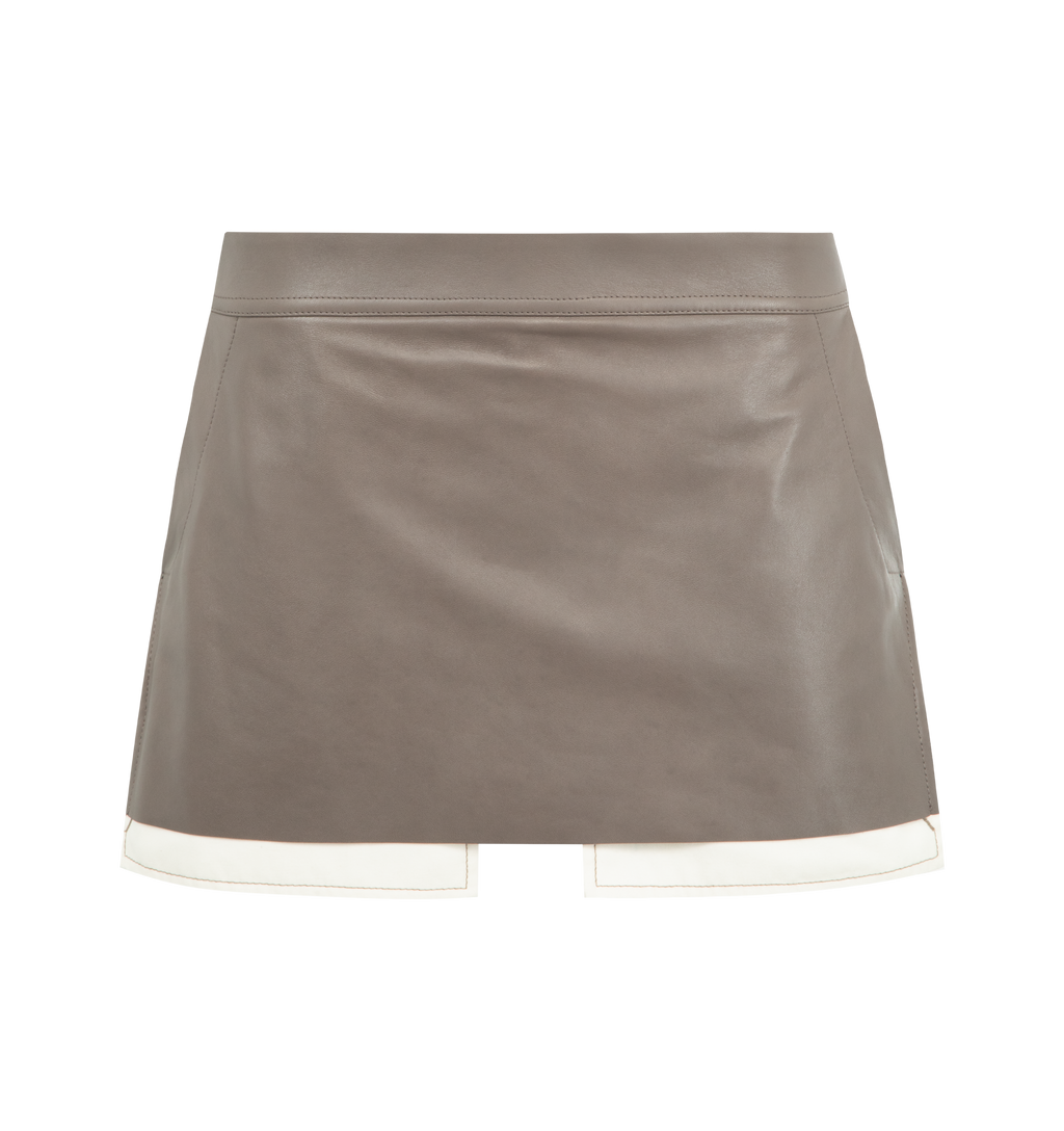 Fog Cutoff Mini Skirt Rick owens – Гарантія оригінальності – боковий вид