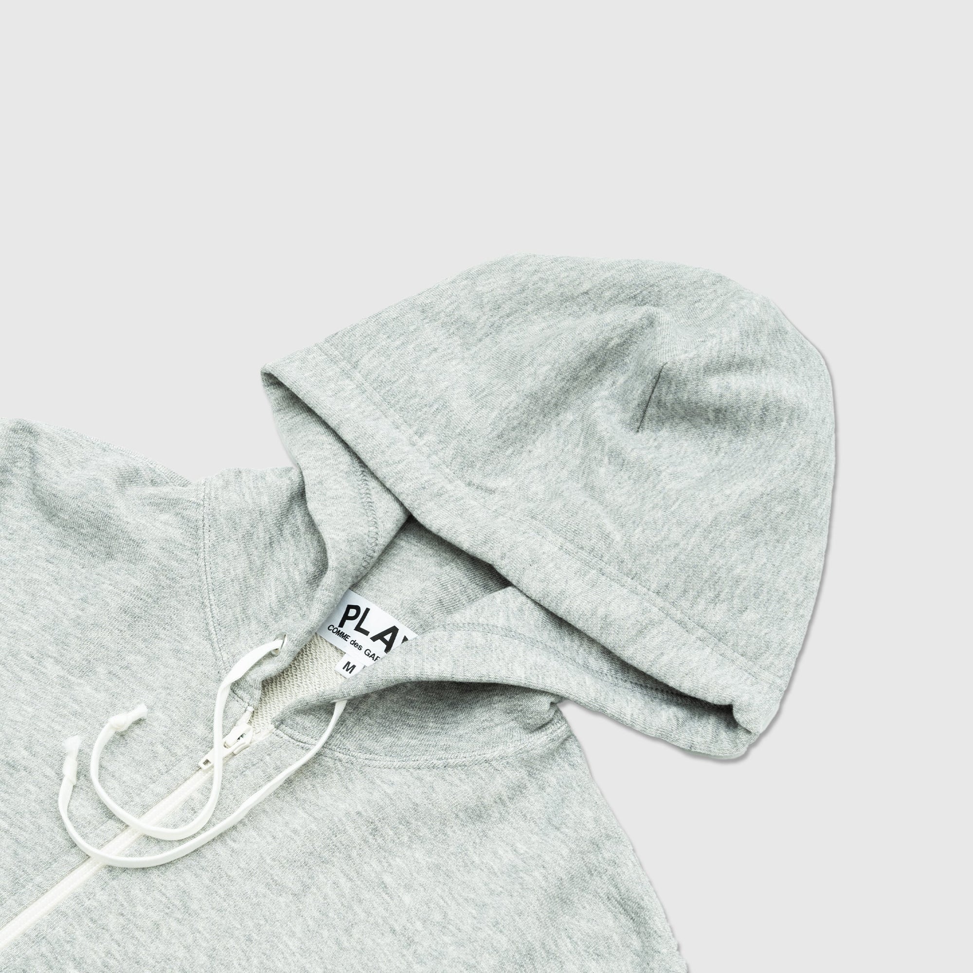 Big Red Heart Full Zip Hoodie Comme des garcons – Гарантія оригінальності – вид ззаду