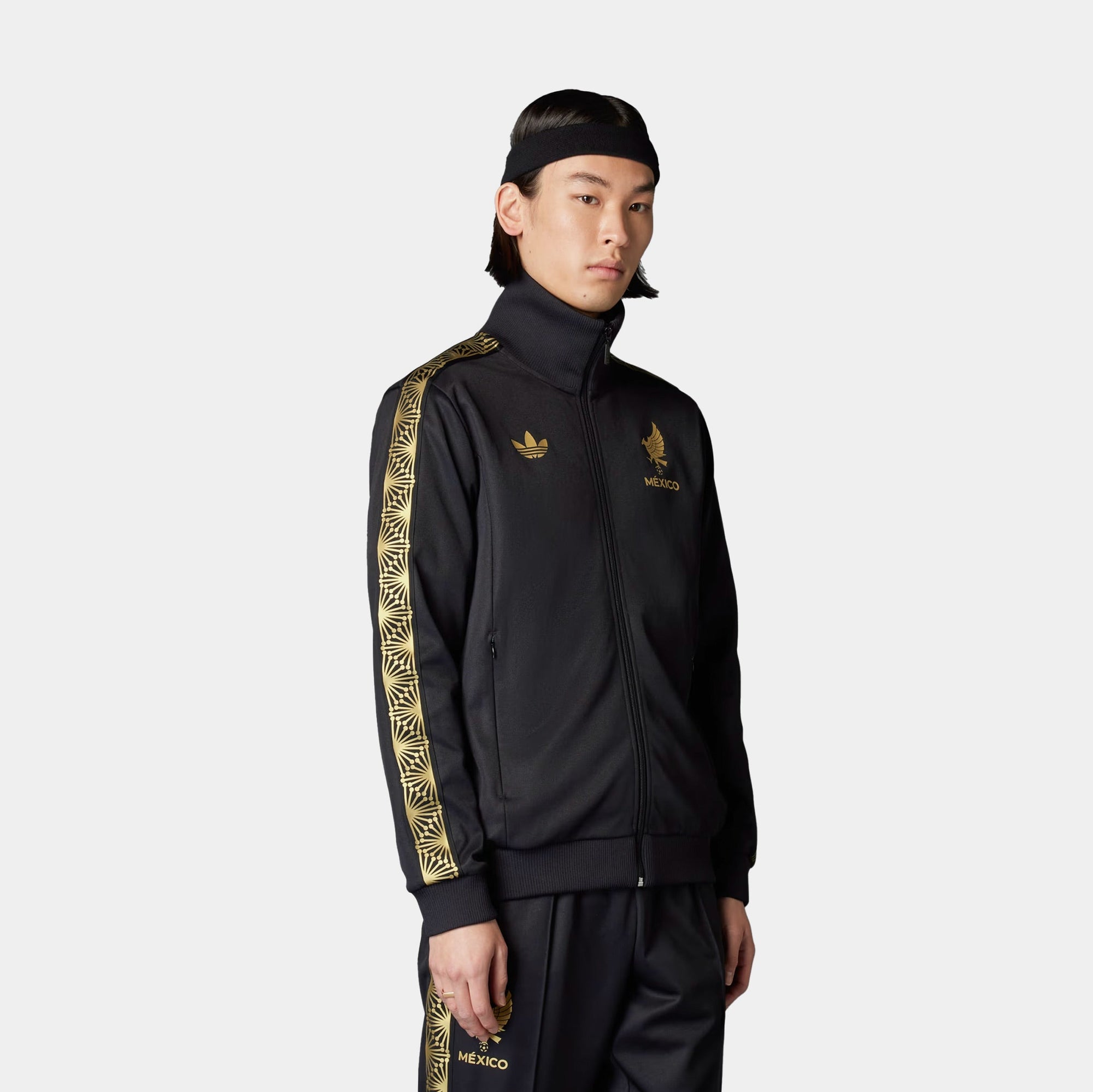 Mexico National Knit Track Mens Jacket Adidas оригінал – Купити в Україні – боковий вид - ADIDAS