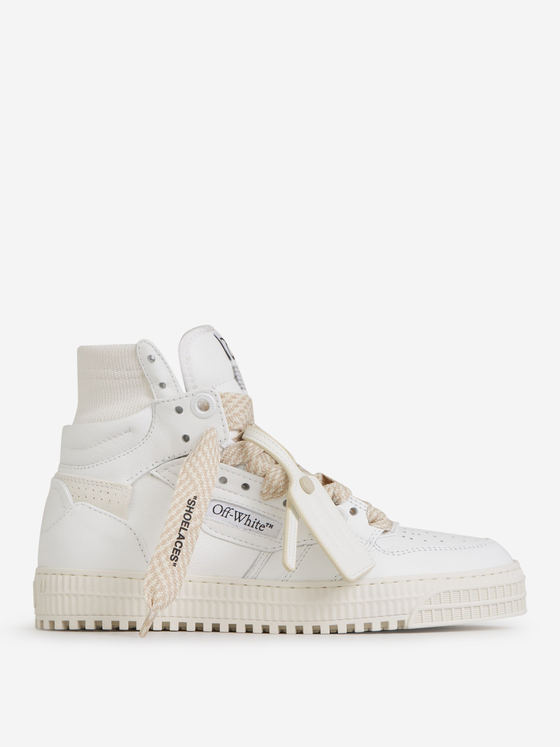 Leather 3.0 Sneakers Off-white – Гарантія оригінальності – боковий вид