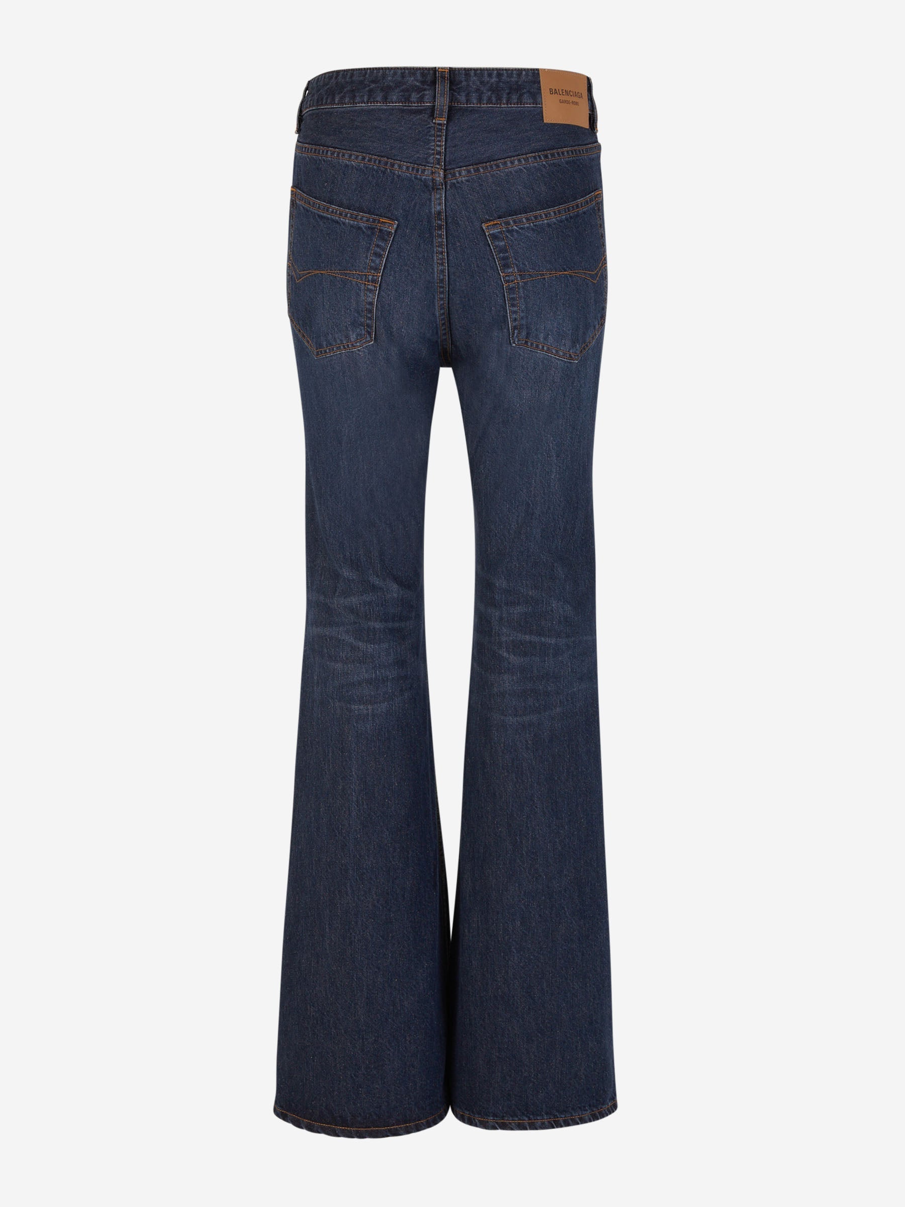 Cotton Flare Jeans Balenciaga – Гарантія оригінальності – вид ззаду